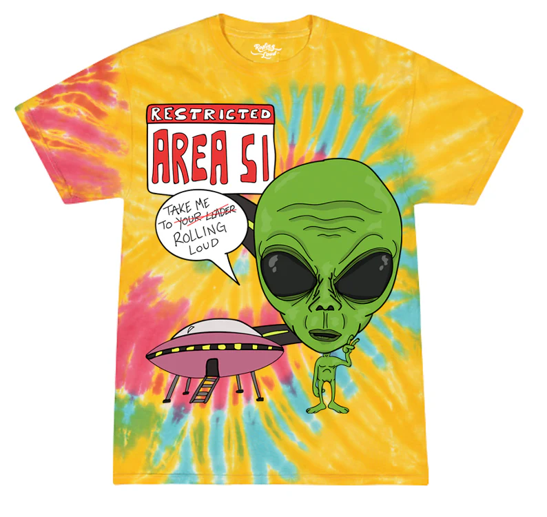 AREA 51 Tie Dye SS Tee