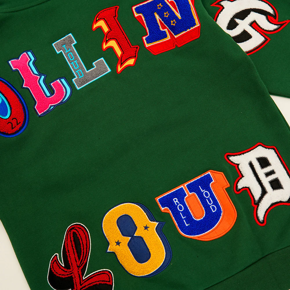 Big Chenille Zip Up Pine - Image 3