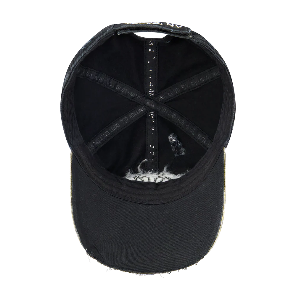 DISTRESSED CAMO CHAOS DAD HAT - Image 4
