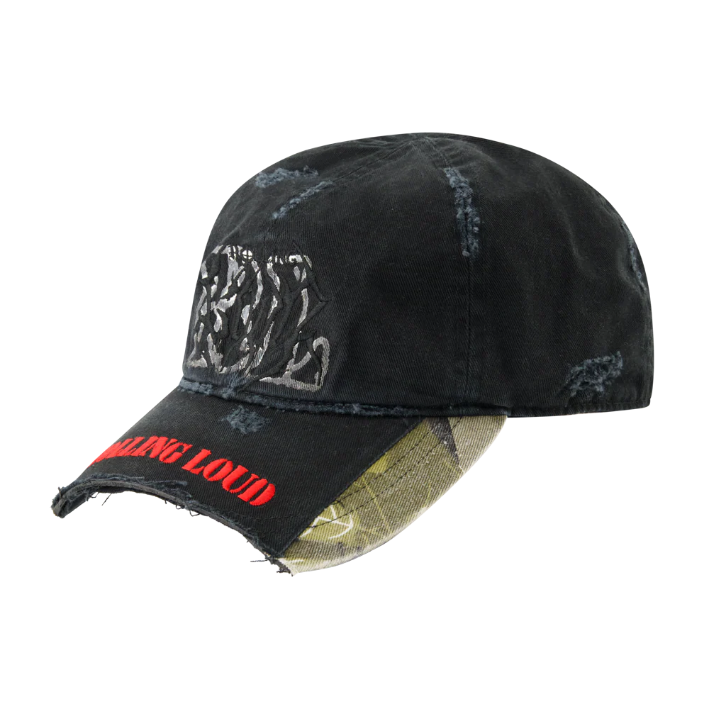DISTRESSED CAMO CHAOS DAD HAT - Image 5