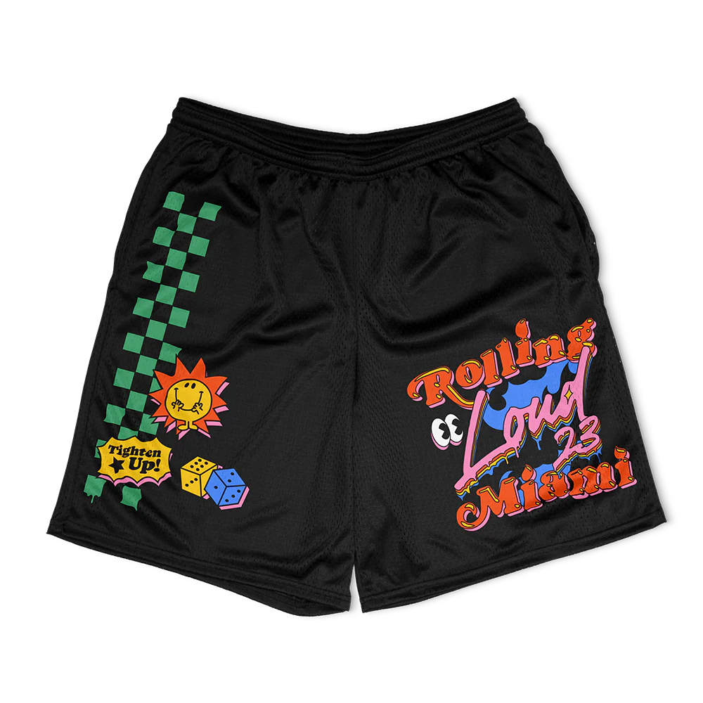 Exclusive Miami 23 Terry Shorts Black