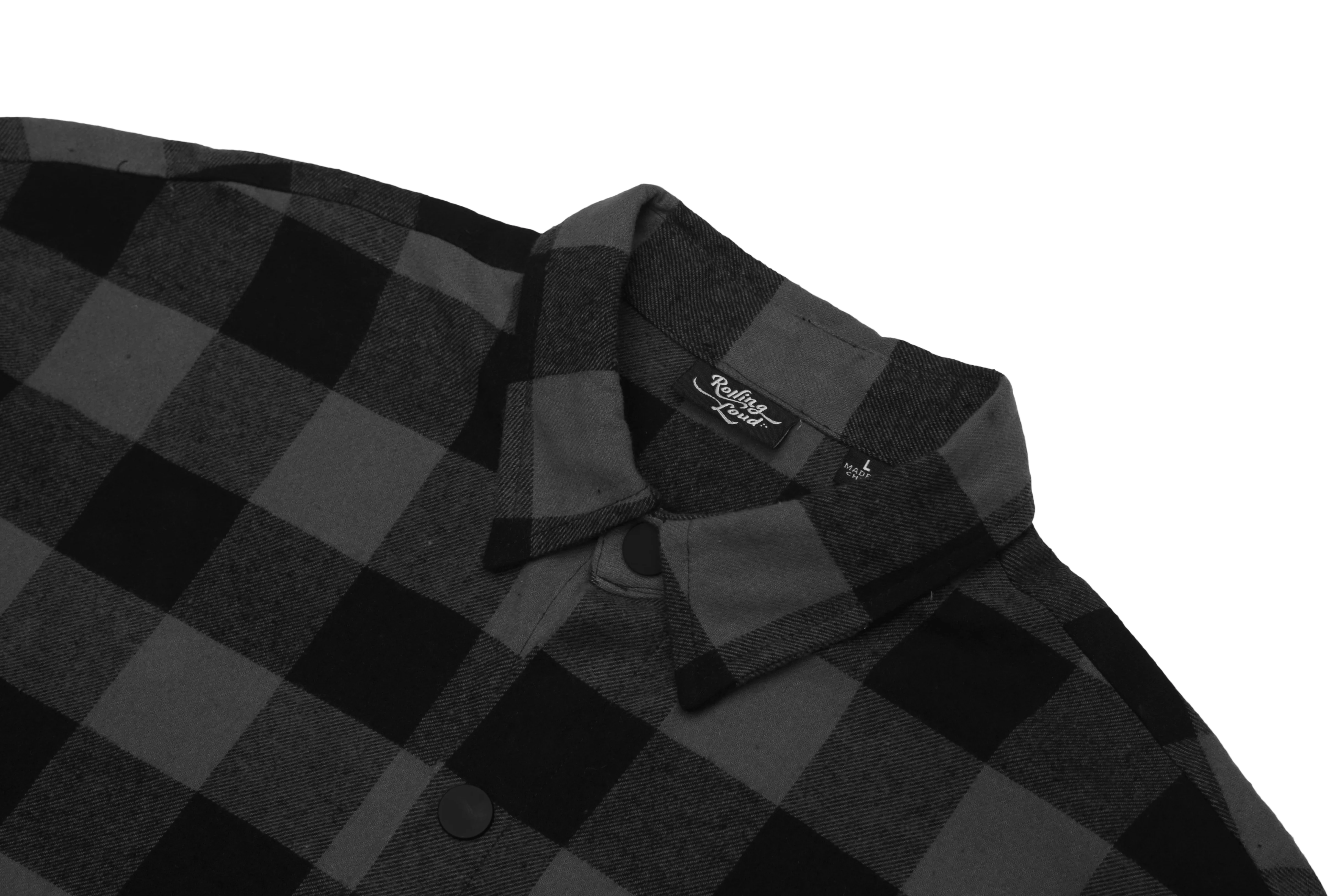 Grey Flannel Drop Shoulder Shirt - Image 3