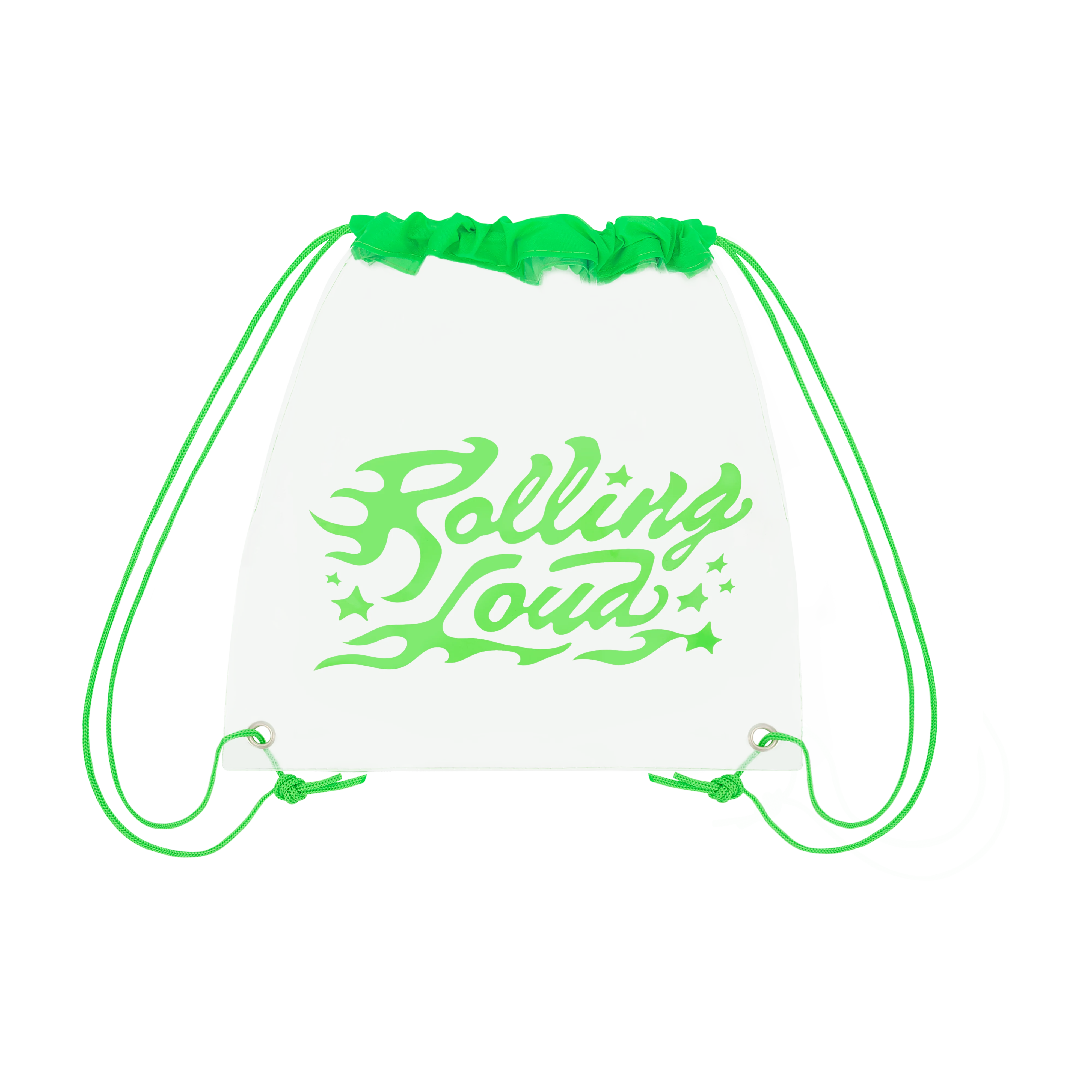 Logo Green Cinch Bag - Festival Approved