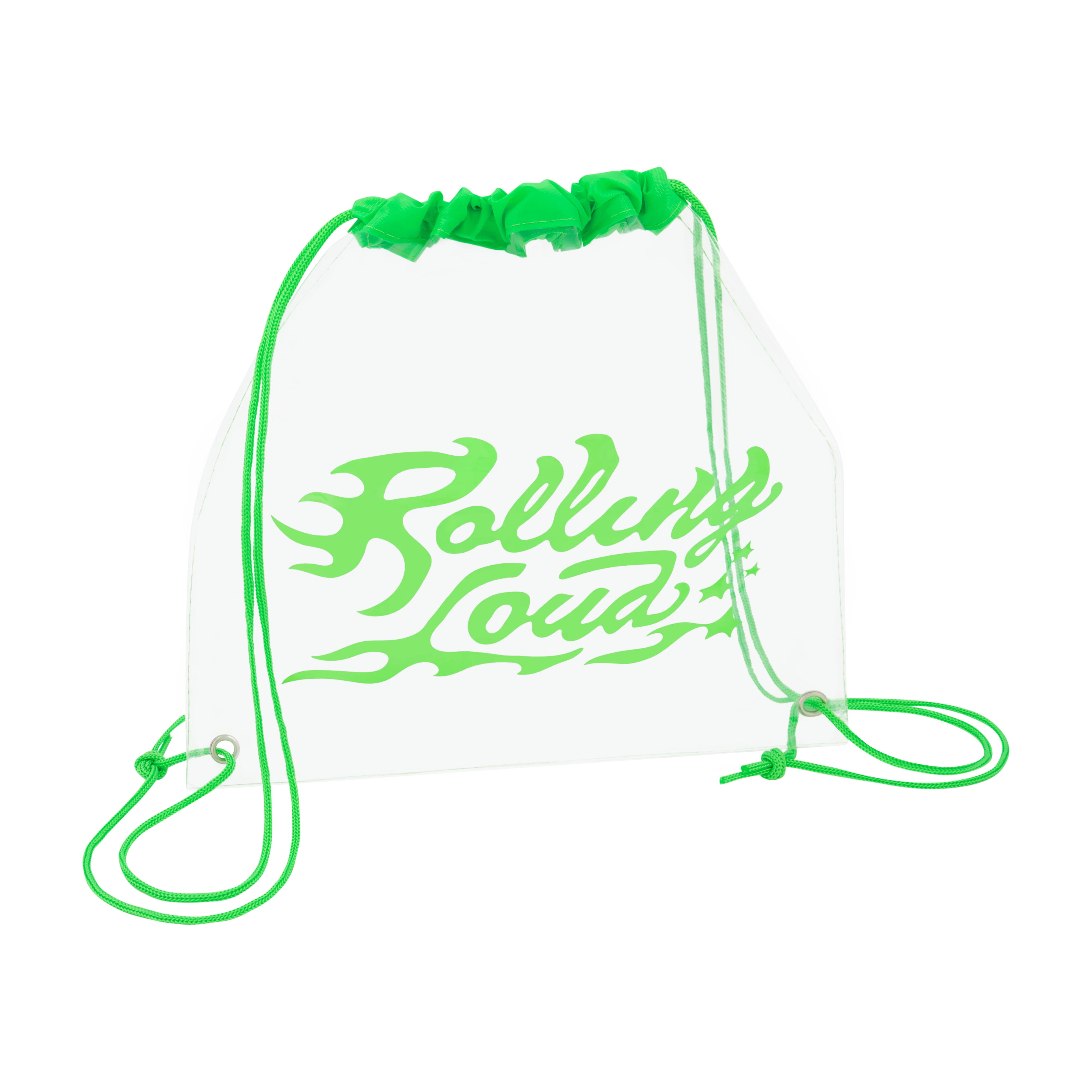 Logo Green Cinch Bag - Festival Approved - Image 2