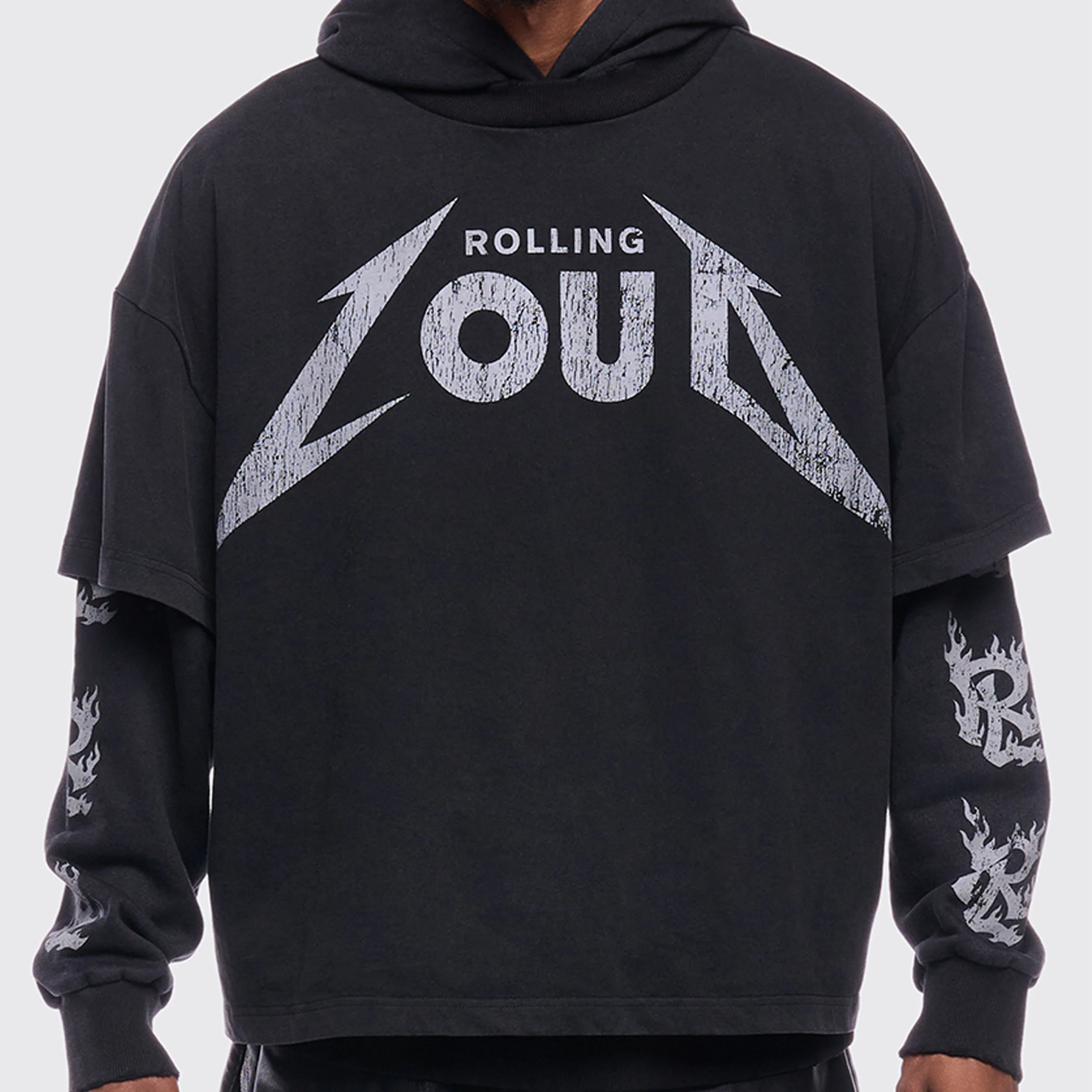LOUD METAL LAYERED HOODIE - Image 4