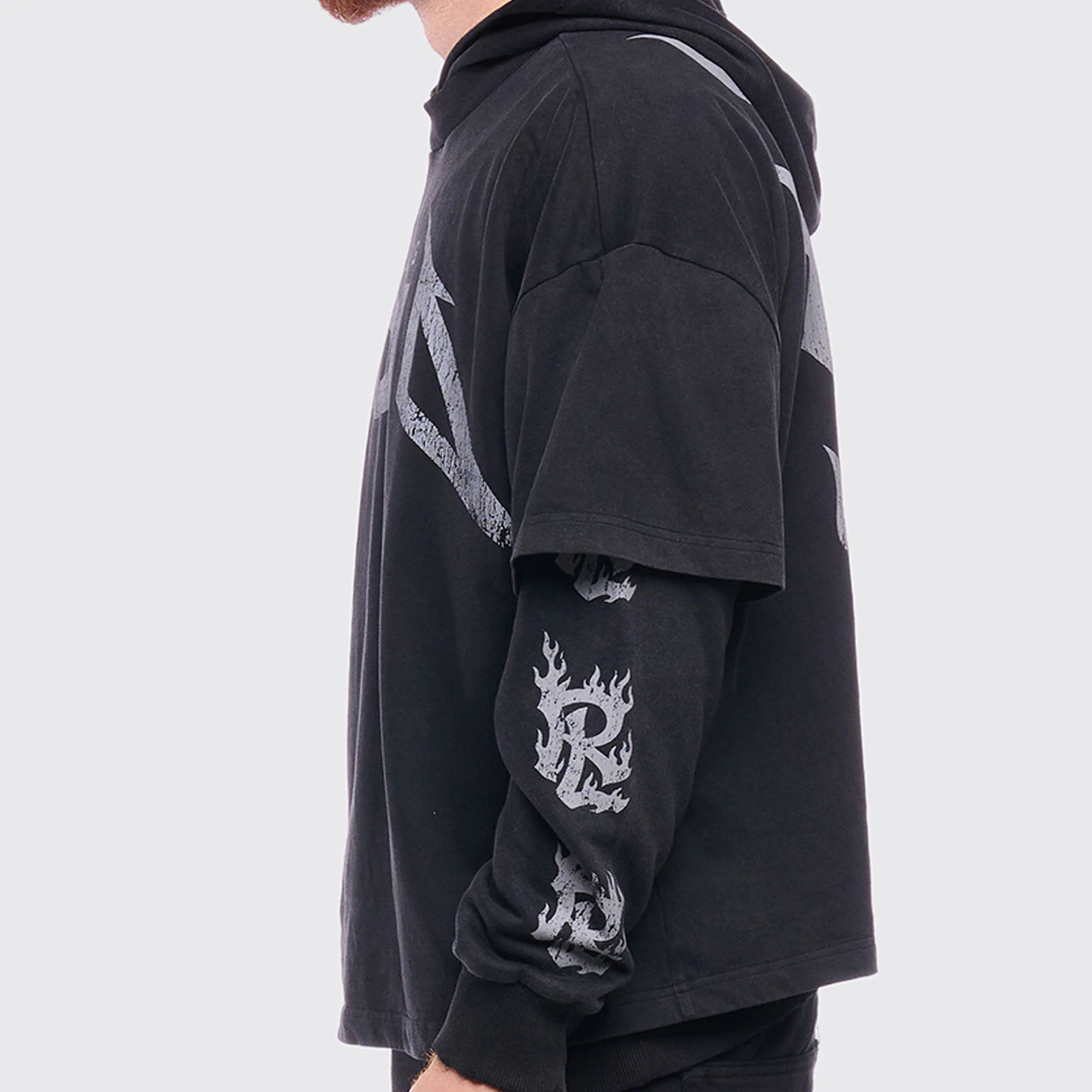 LOUD METAL LAYERED HOODIE - Image 5