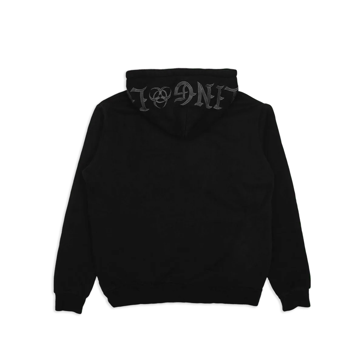 OE Heavyweight Embroidered Black Hoodie - Image 2