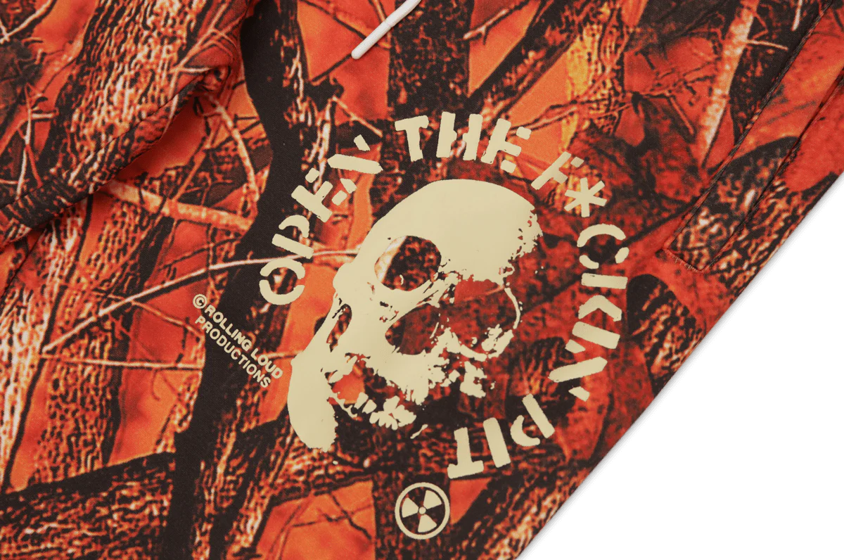 Open The Pit OG Orange Camo Sweatpants - Image 3
