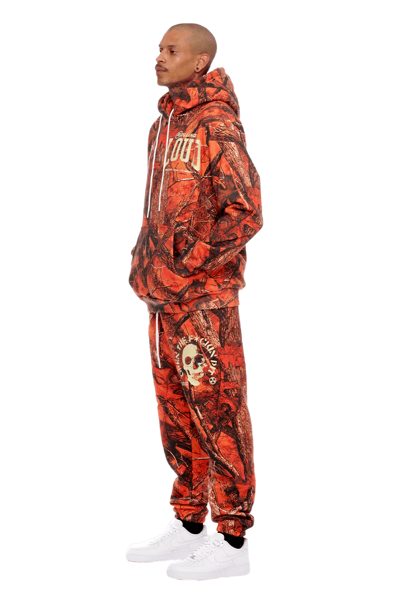 Open The Pit OG Orange Camo Sweatpants - Image 6