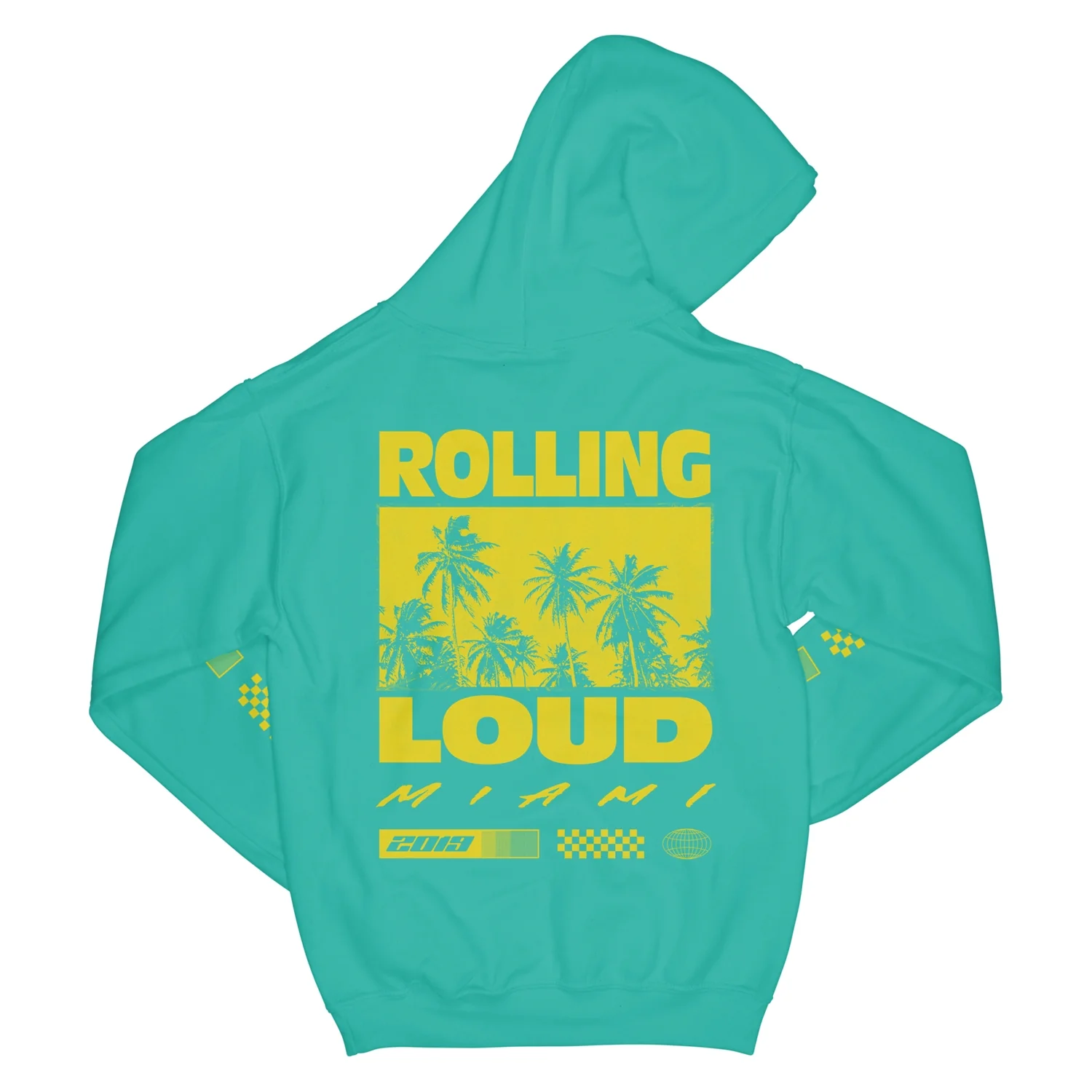 Palm Racing Pigment Dye Hoodie - Image 2