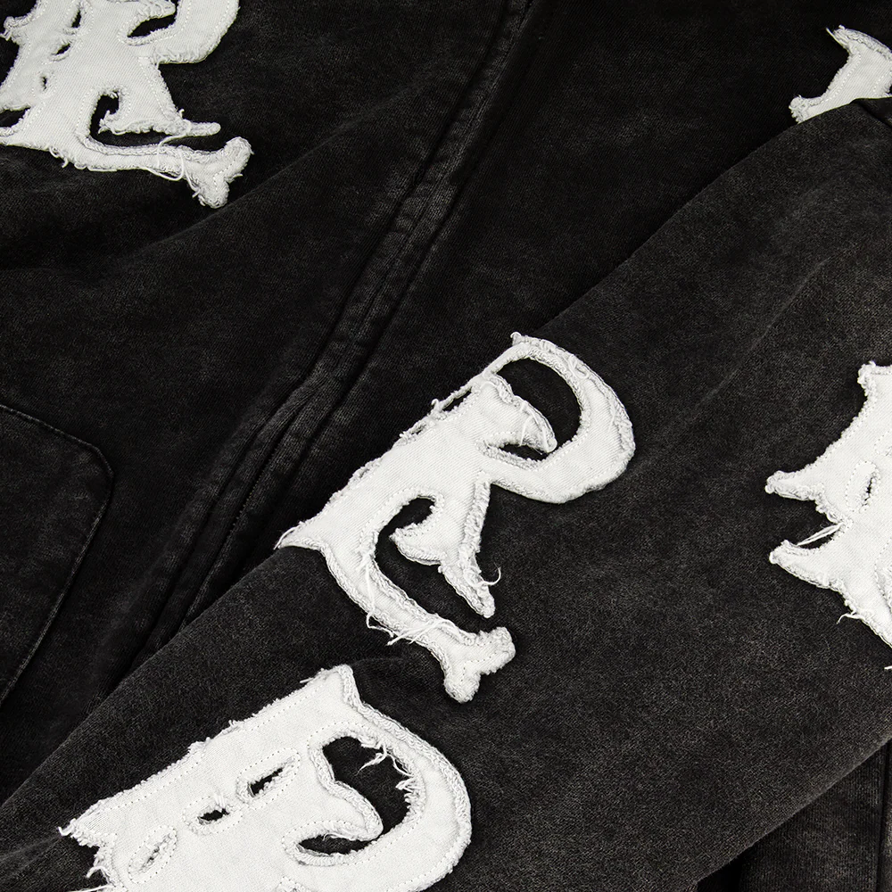 RL APPLIQUE ZIP UP HOODIE - Image 3