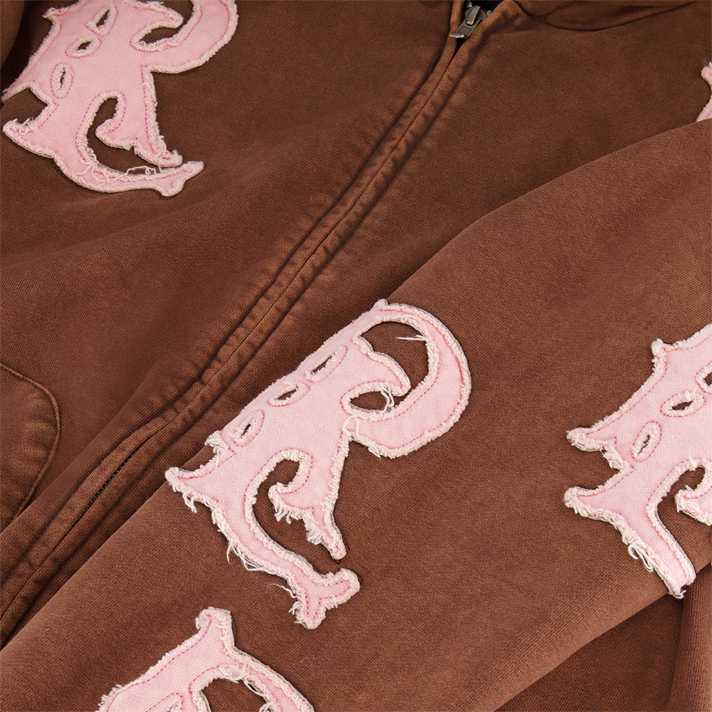 RL APPLIQUE ZIP UP HOODIE - Image 3