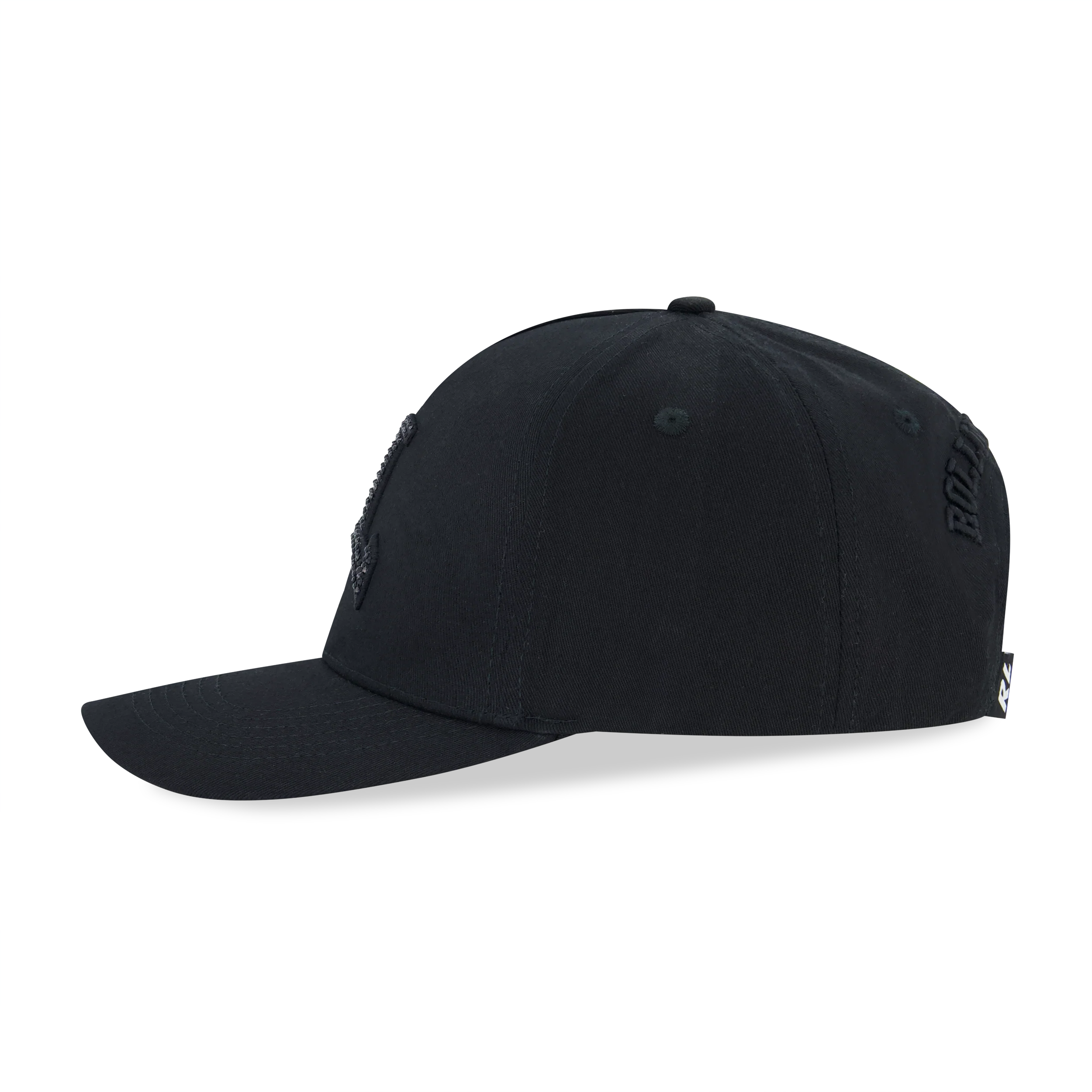 RL BLACK RHINESTONE SNAPBACK HAT - Image 3