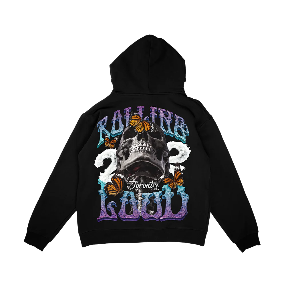 RL Black Skeleton Hoodie Toronto 2022