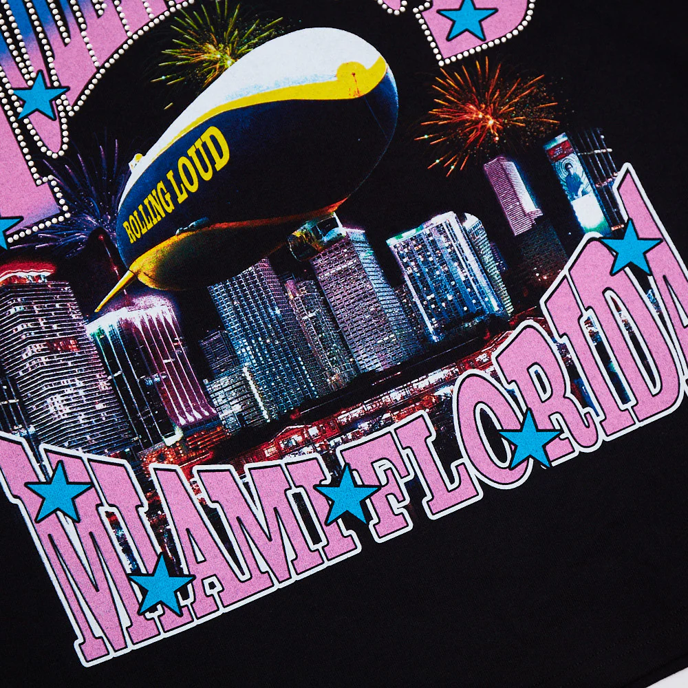 RL Bling T Shirt Black Miami 22 - Image 3