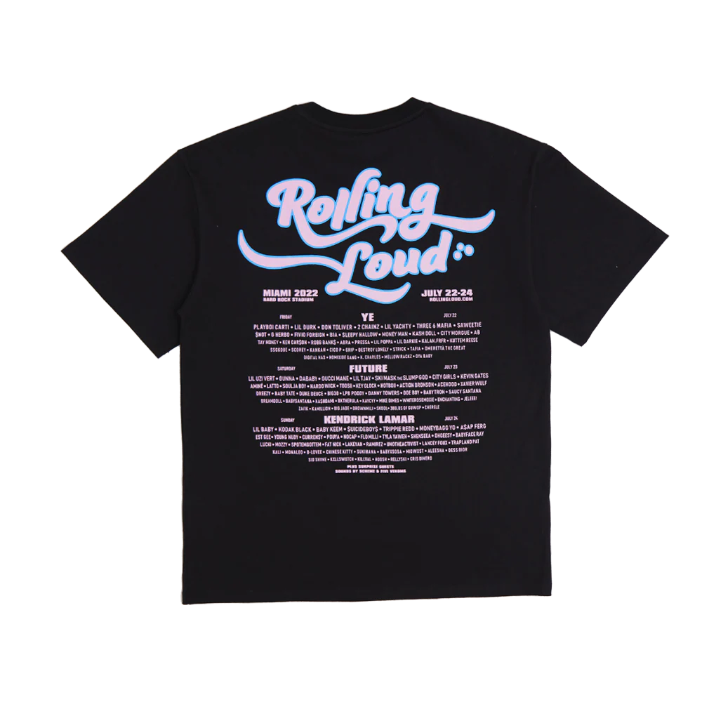 RL Bling T Shirt Black Miami 22 - Image 4