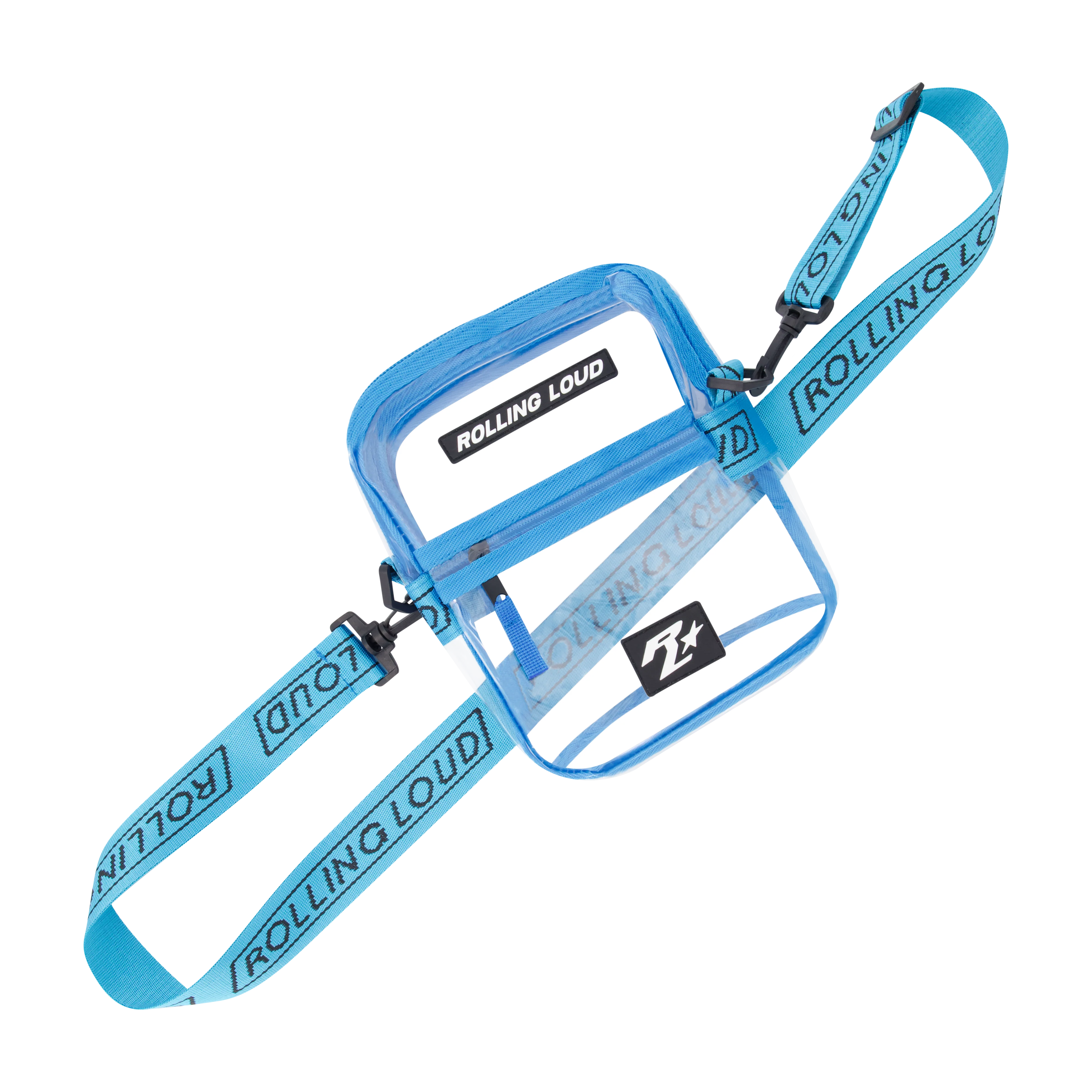 RL Blue Clear Shoulder Bag - Festival Approved - Image 2