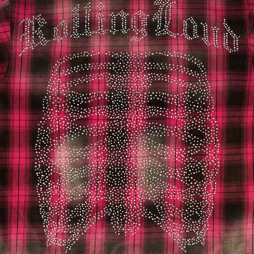 RL BONES FLANNEL SHIRT(RED) - Image 3