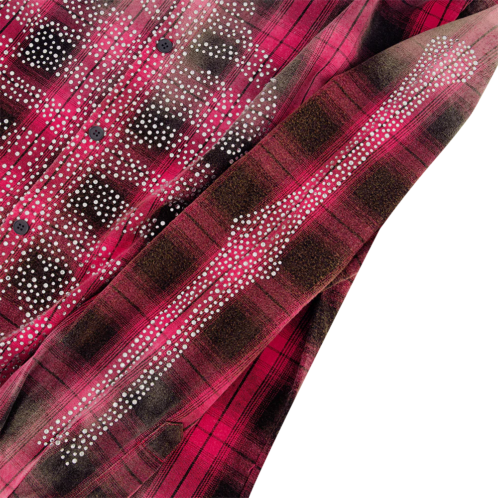 RL BONES FLANNEL SHIRT(RED) - Image 4