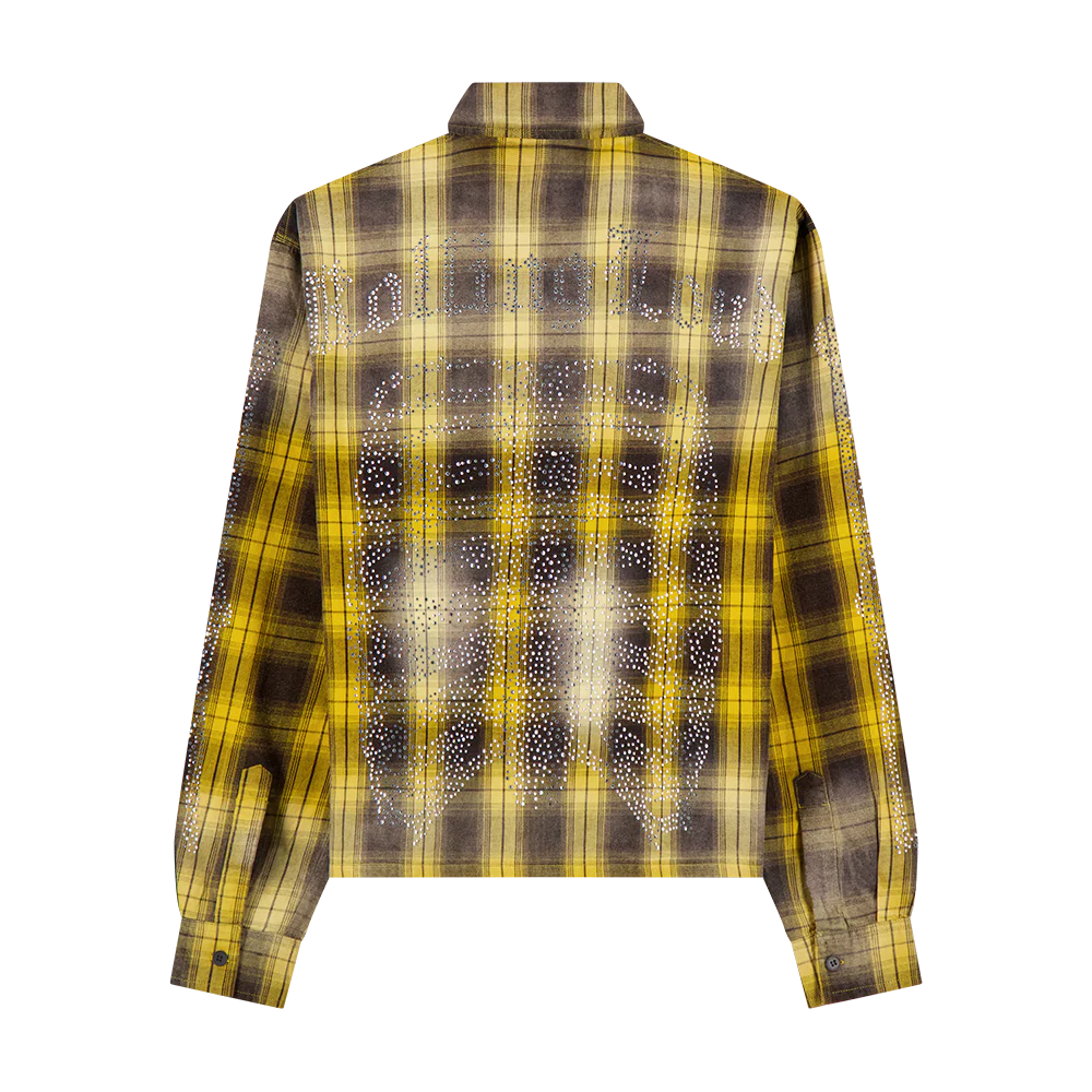 RL BONES FLANNEL SHIRT(YELLOW) - Image 2