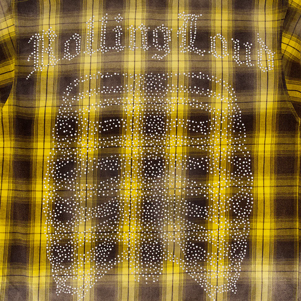 RL BONES FLANNEL SHIRT(YELLOW) - Image 3