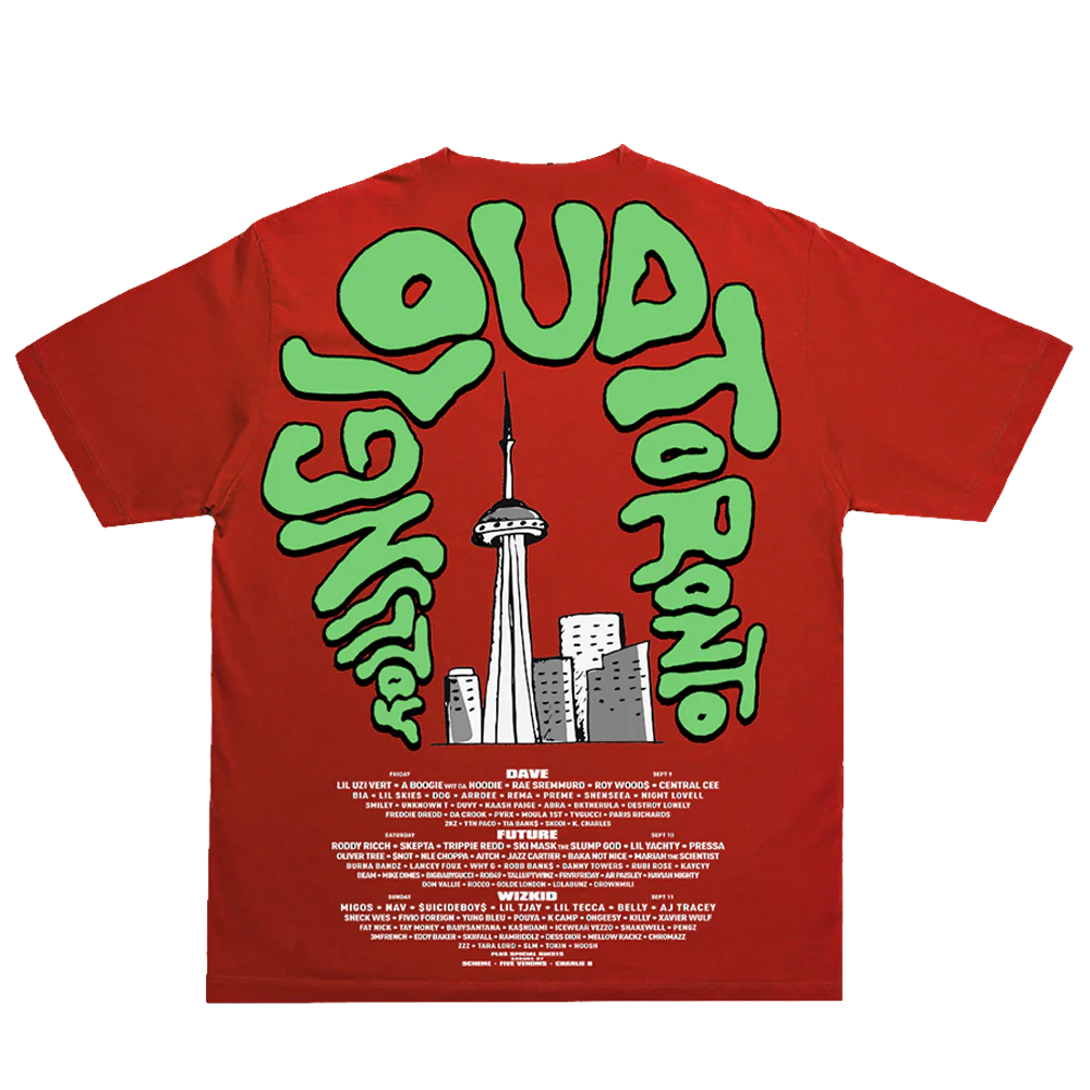 RL City T Shirt Red Toronto 22' - Image 2