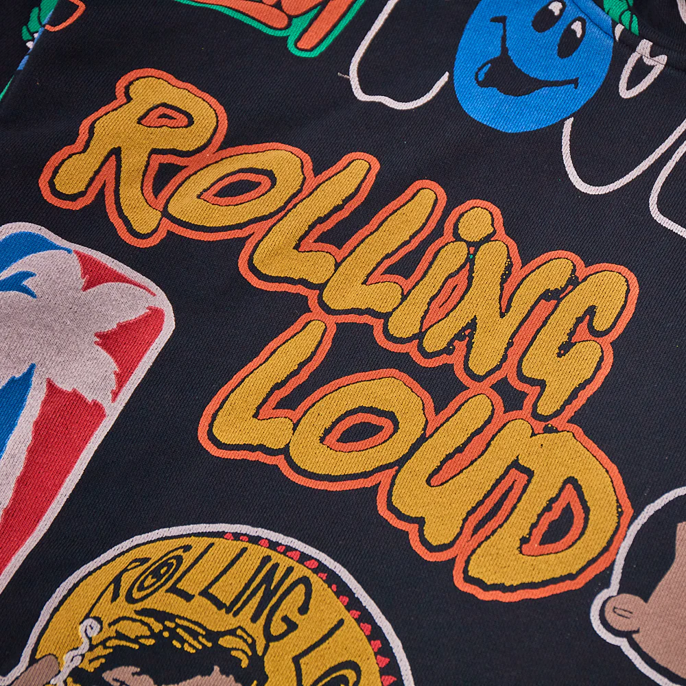 RL Classic All Over Hoodie Black - Image 6