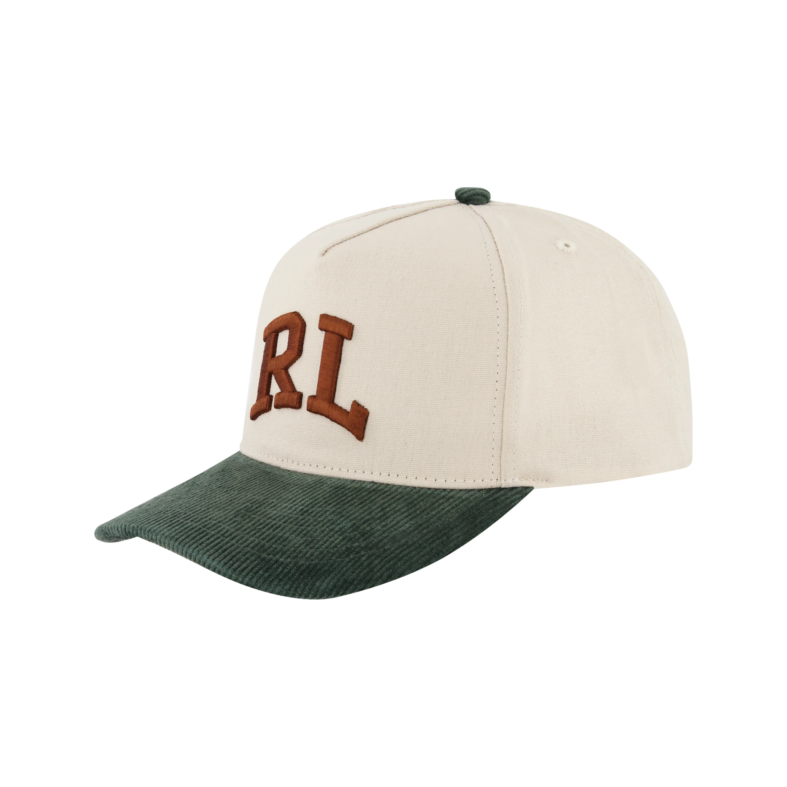 RL Cream Corduroy Hat - Image 5