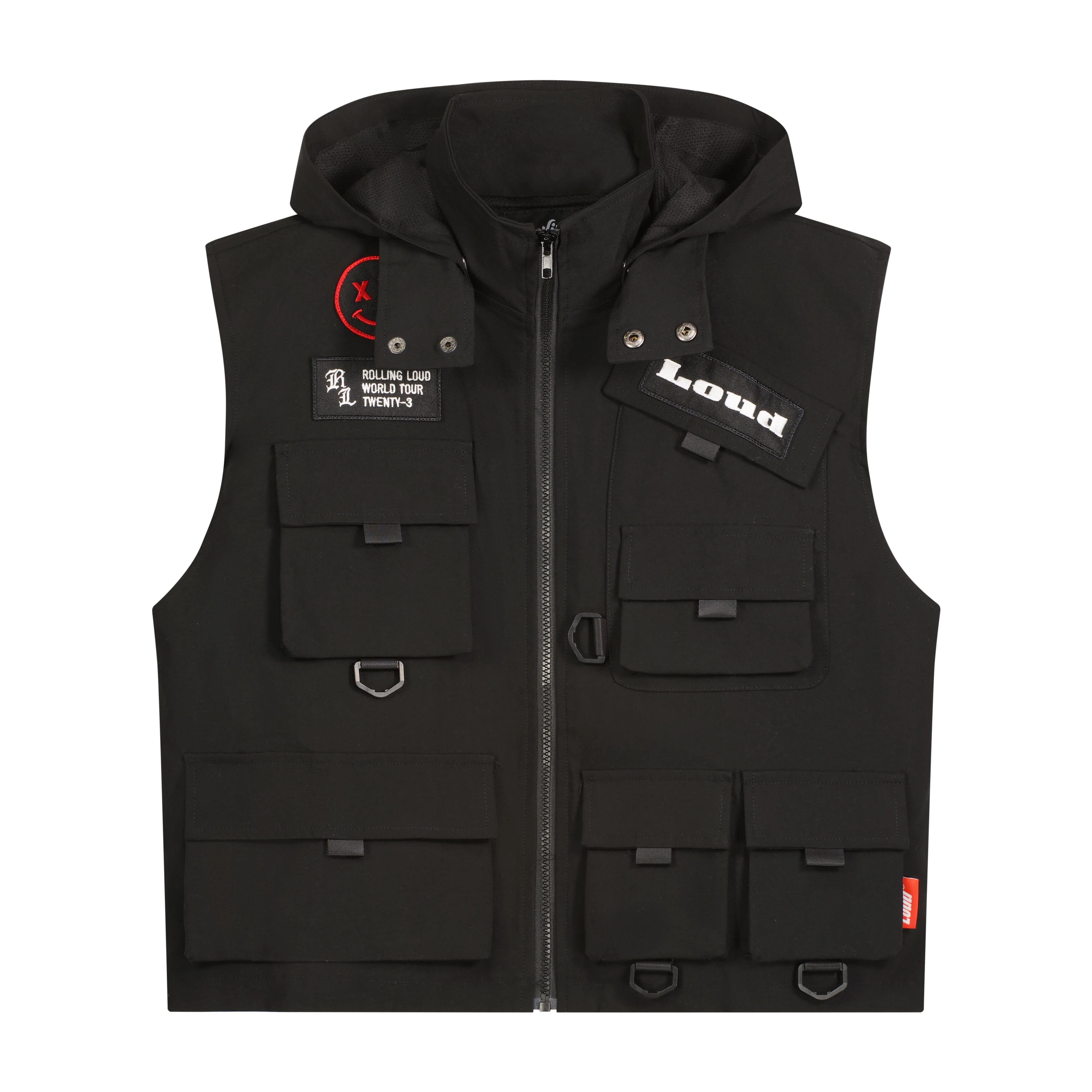 RL Festival Vest Black w/ Removable Hood - Image 3