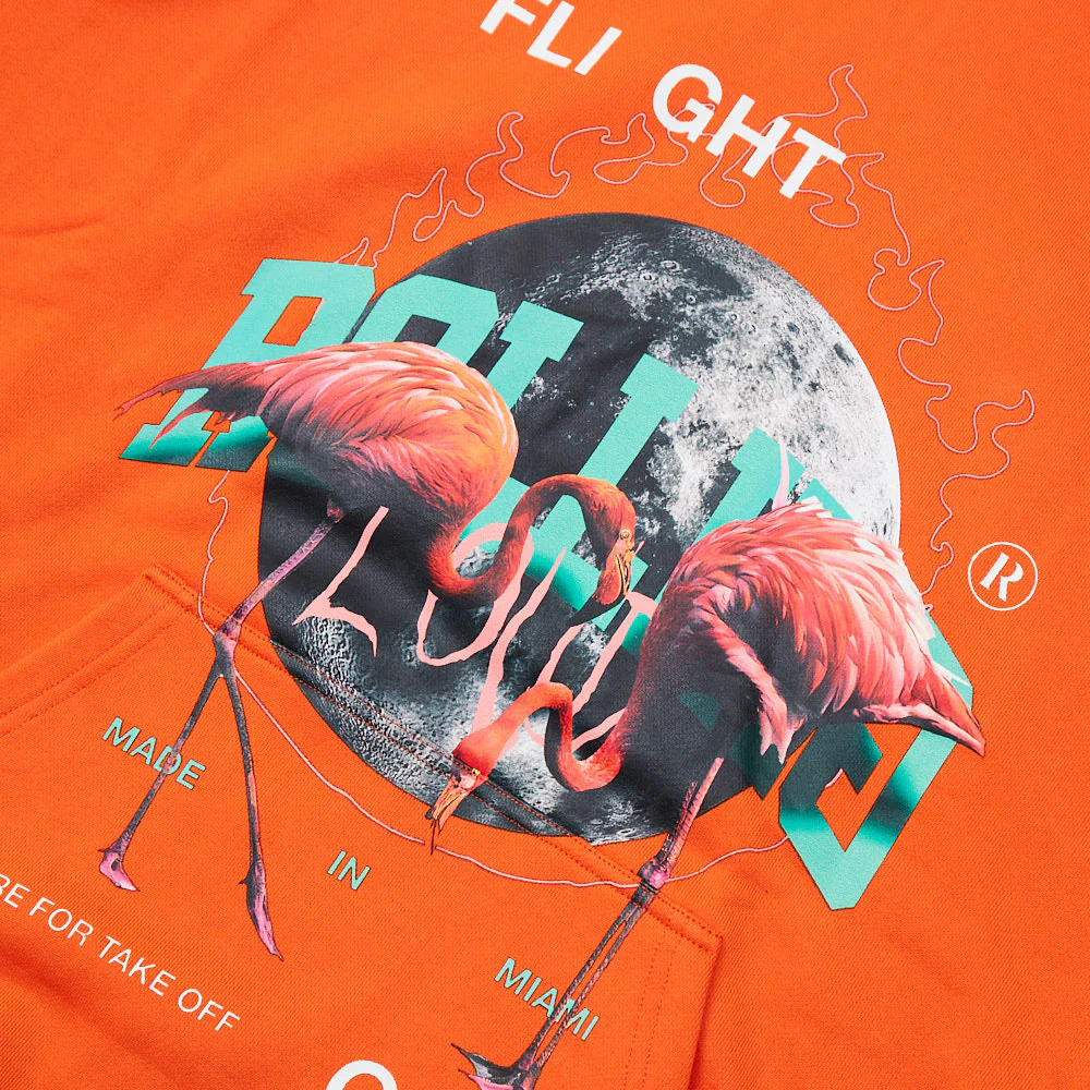 RL Flamingo Hoodie Orange - Image 3