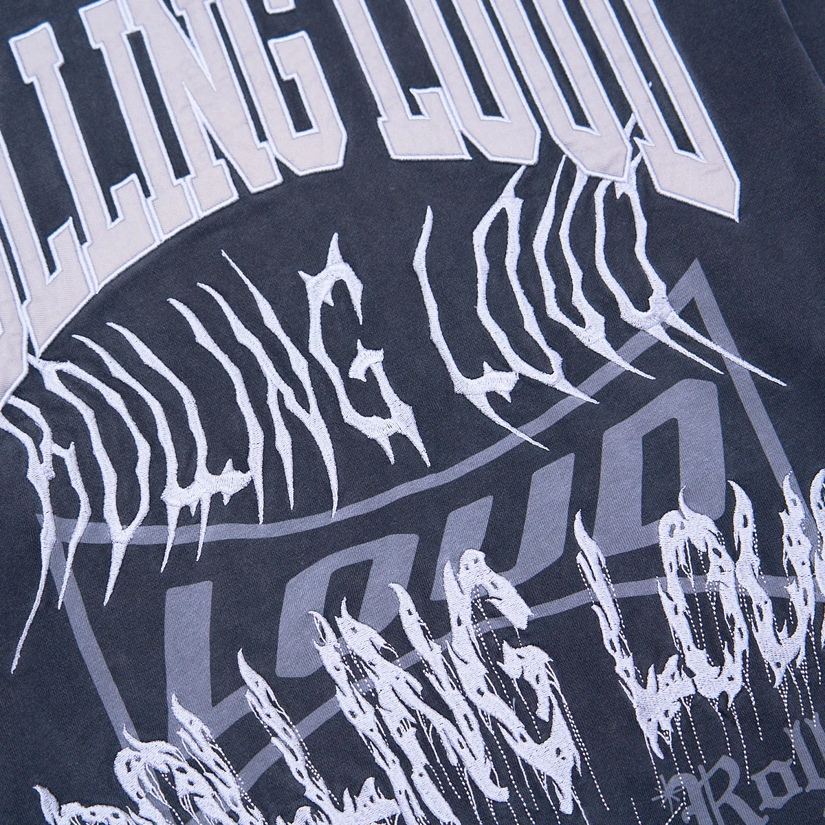 RL G-Metal Logos Vintage Black Hoodie - Image 7