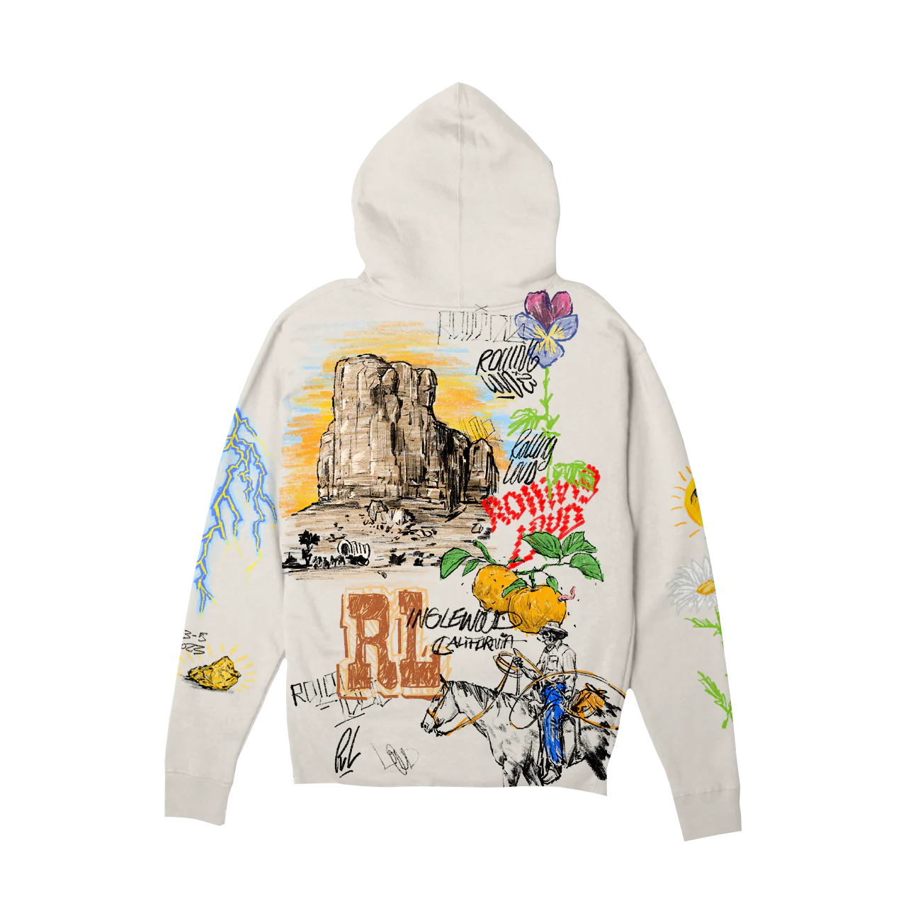 Gold Rush Hooded Sweatshirt Cali 23 - Image 2