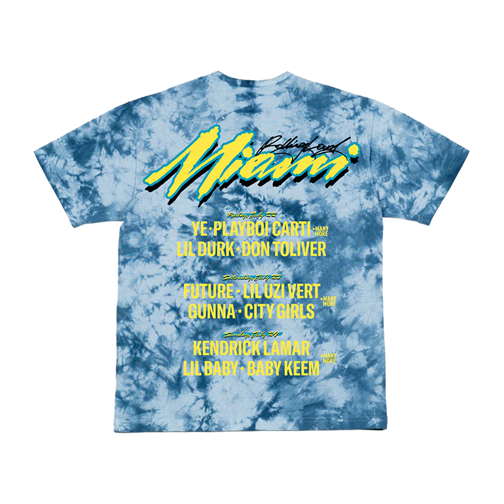 RL No Stems T Shirt Tie Dye Miami 22 - Image 2