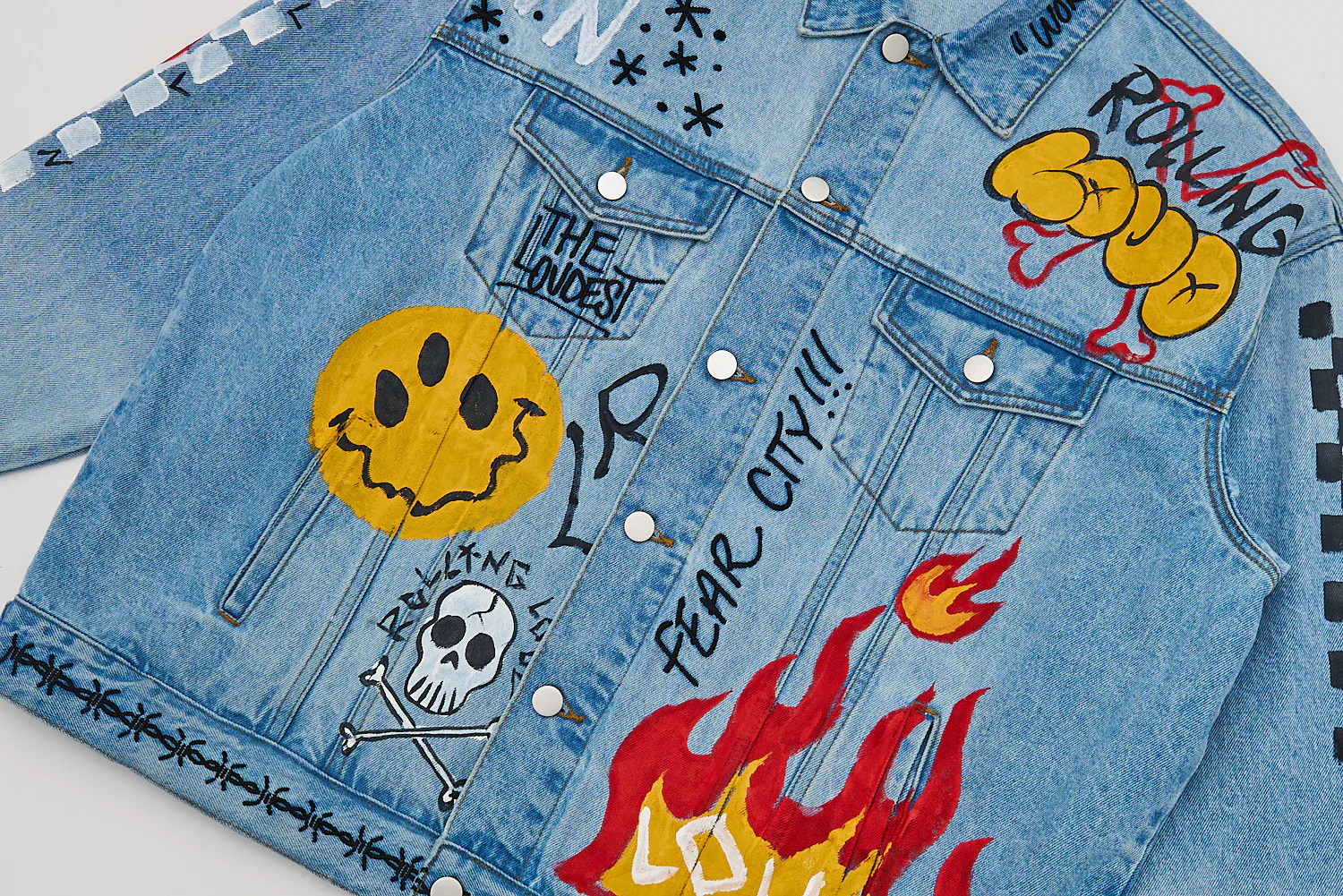 RL Hando Painted Denim Jacket - Image 3