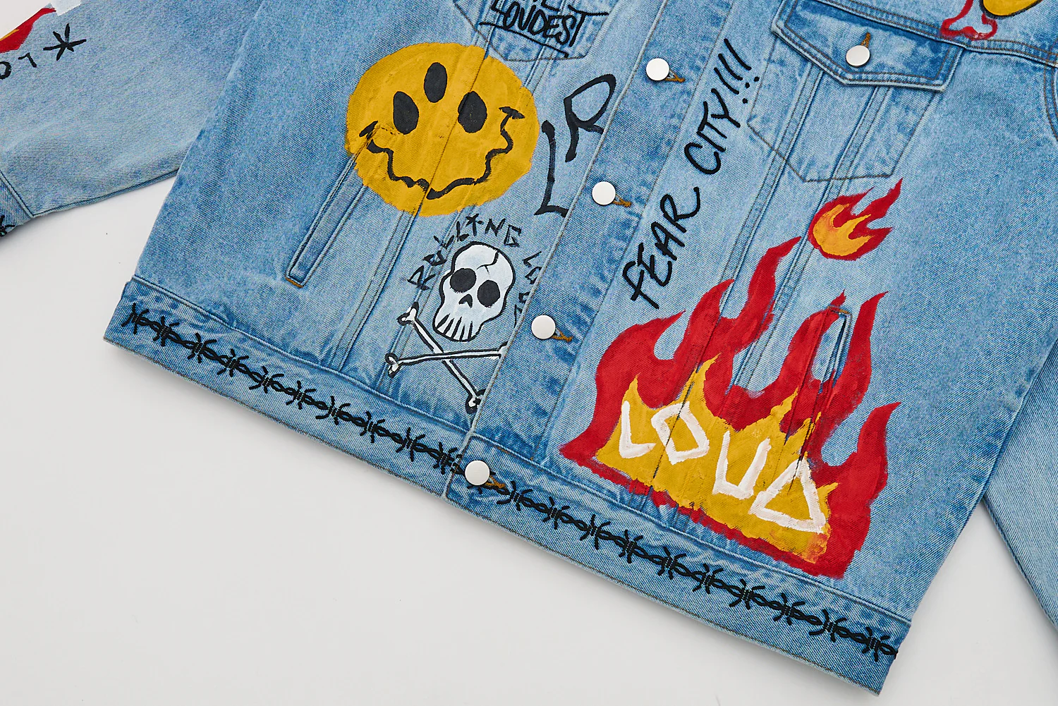 RL Hando Painted Denim Jacket - Image 4