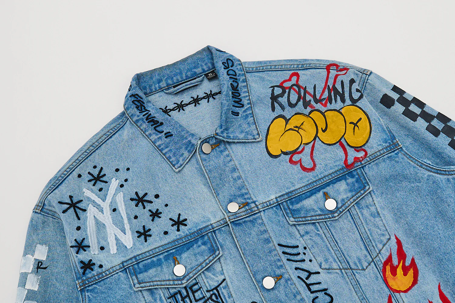 RL Hando Painted Denim Jacket - Image 5