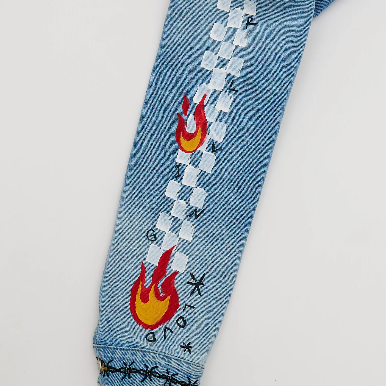 RL Hando Painted Denim Jacket - Image 7