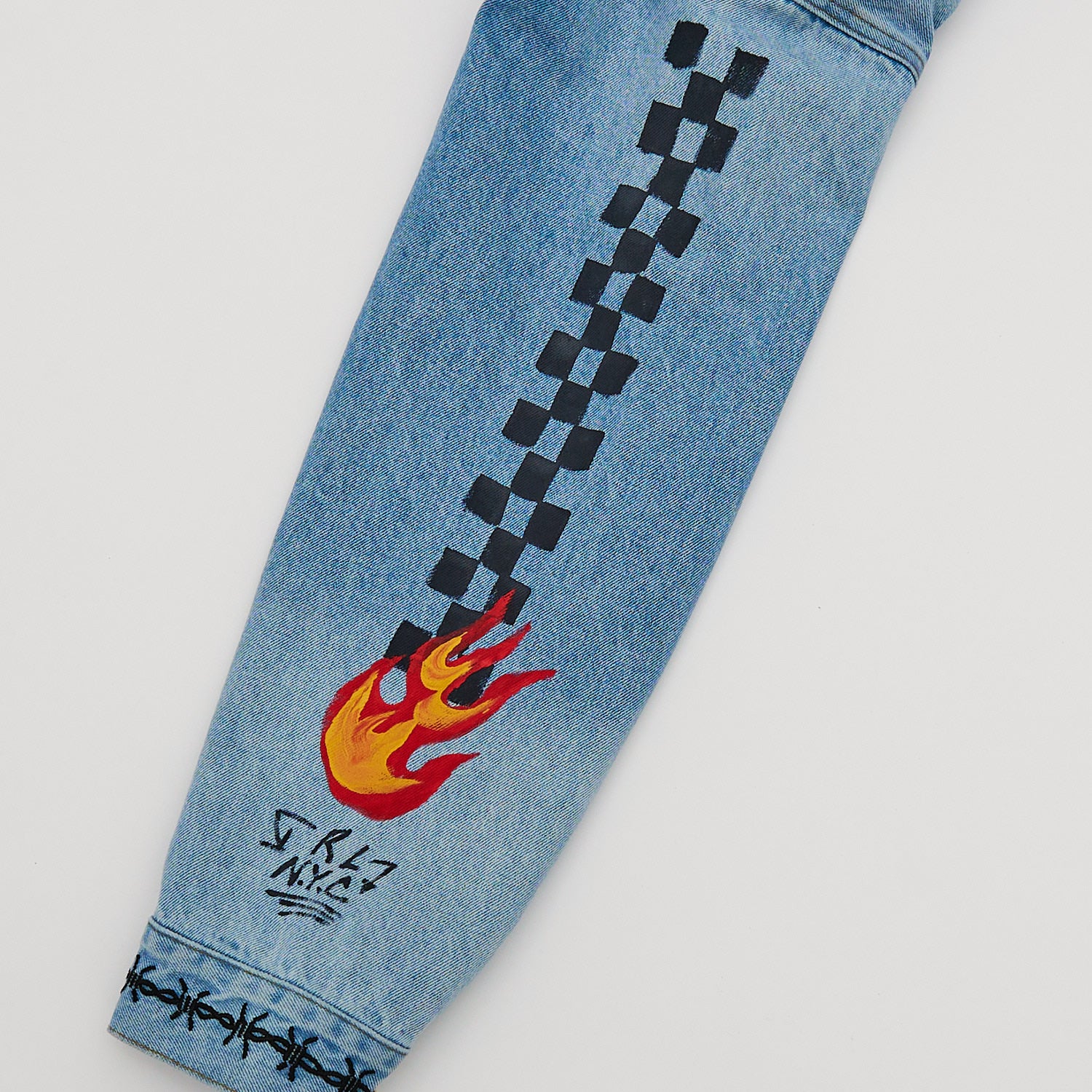 RL Hando Painted Denim Jacket - Image 8