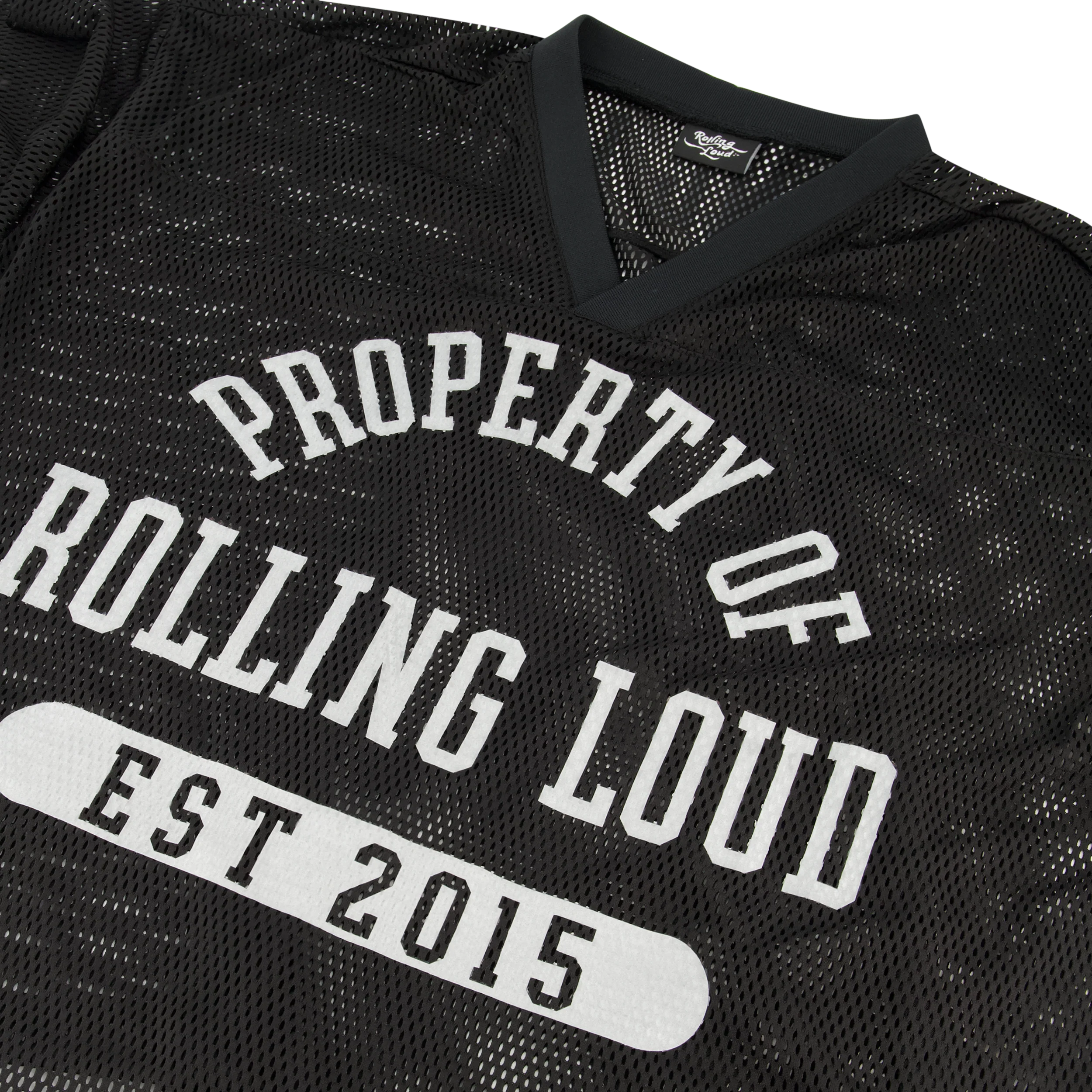 RL Home Team Black Mesh Crop Jersey - Image 3