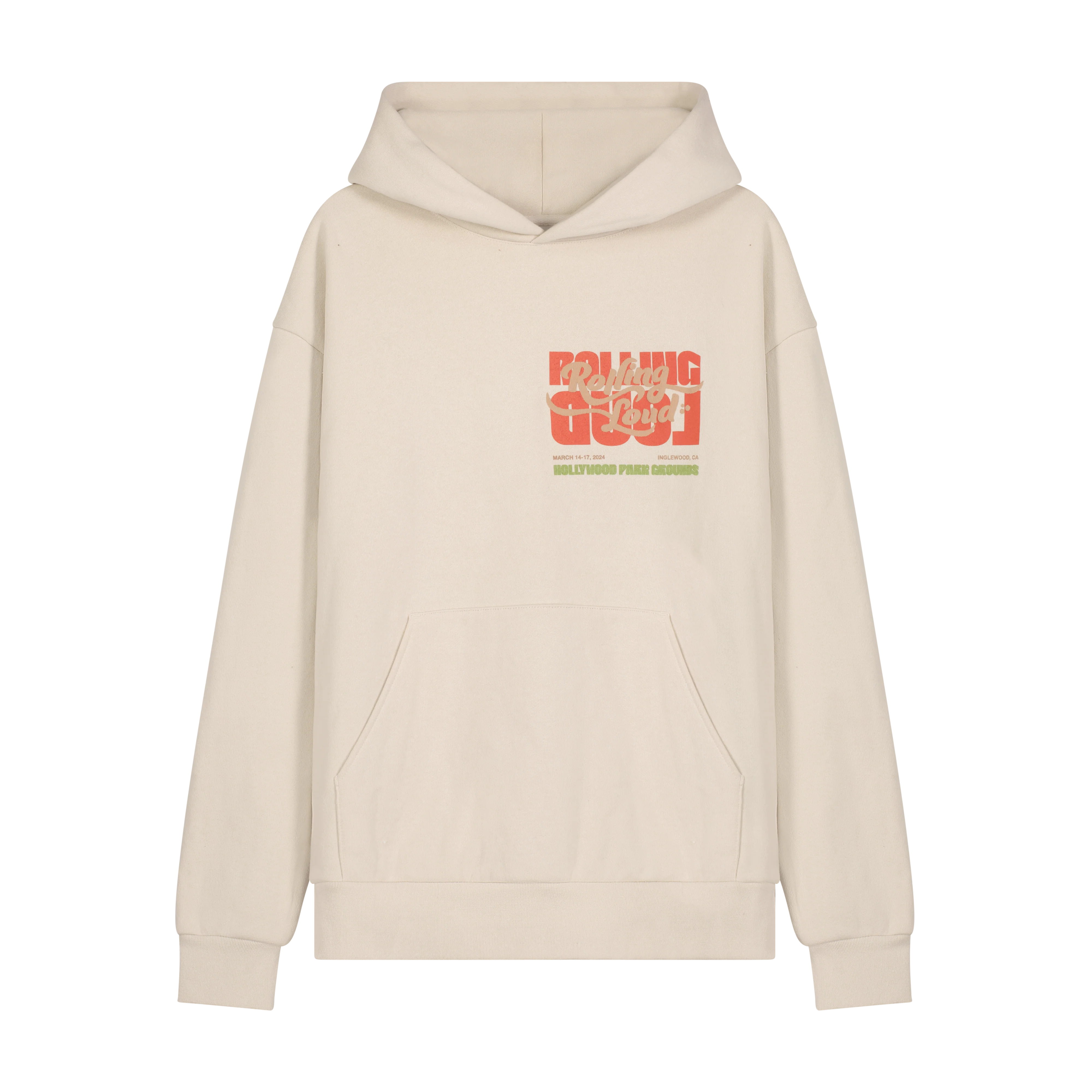 RL LA 24 Fisheye Lineup Ivory Hoodie