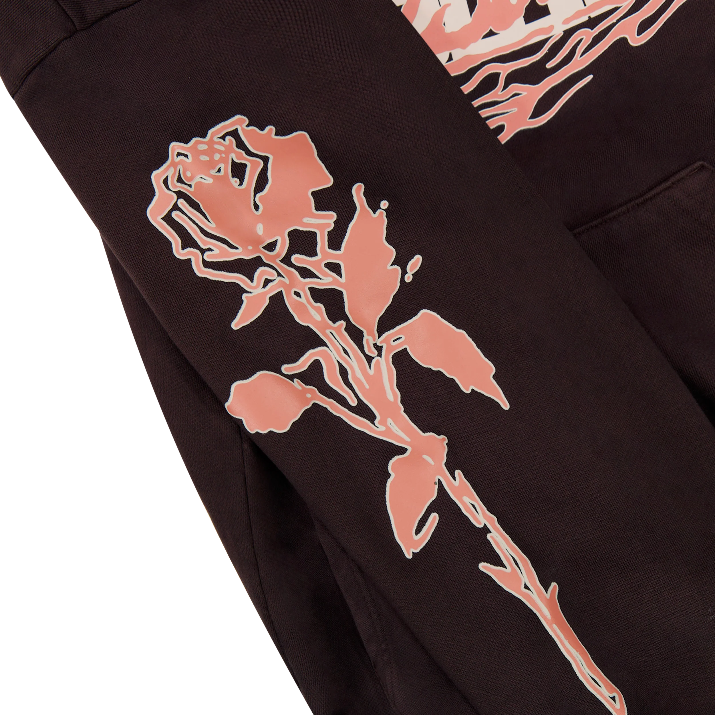RL LA 24 Flare French Terry Brown PO Hoodie - Image 3