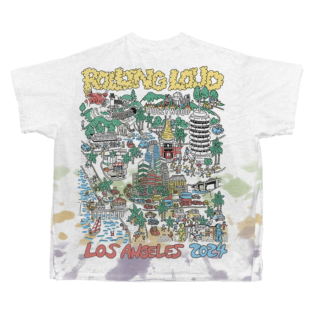 RL LA 24 Tour Guide Tiedye Tee
