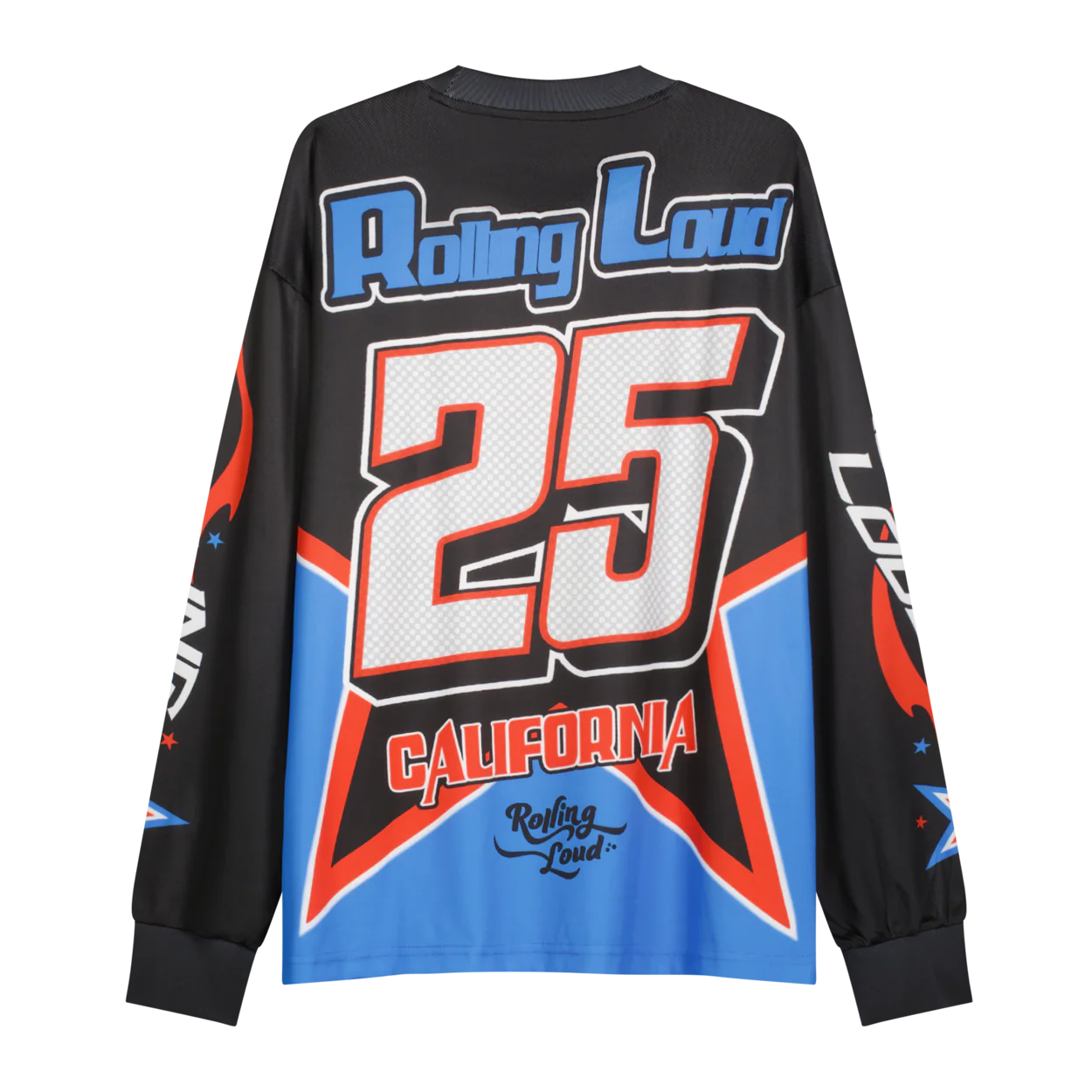RL LA 25 Blue Motocross Jersey - Image 2
