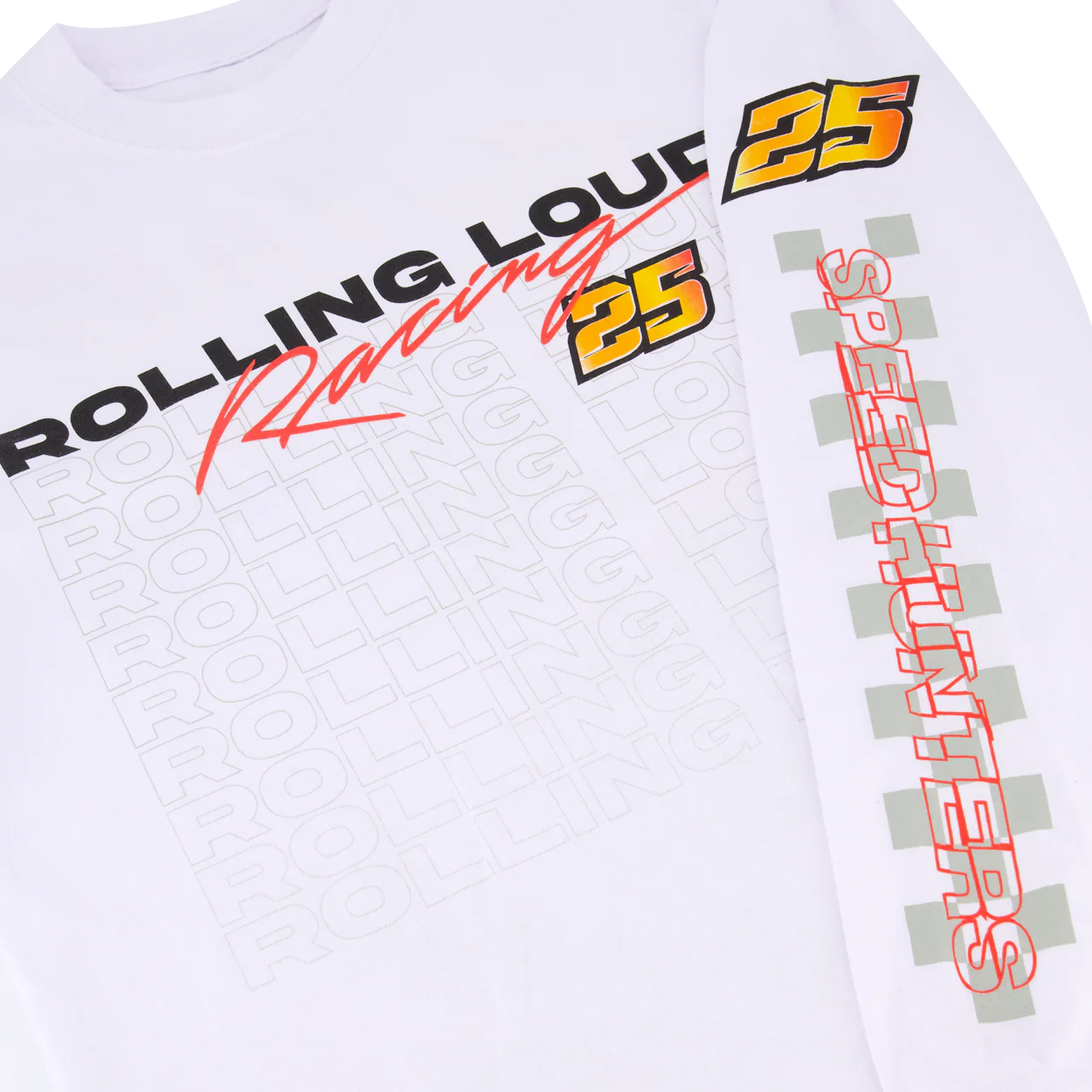 RL LA 25 Moto Cross White Long sleeve - Image 3
