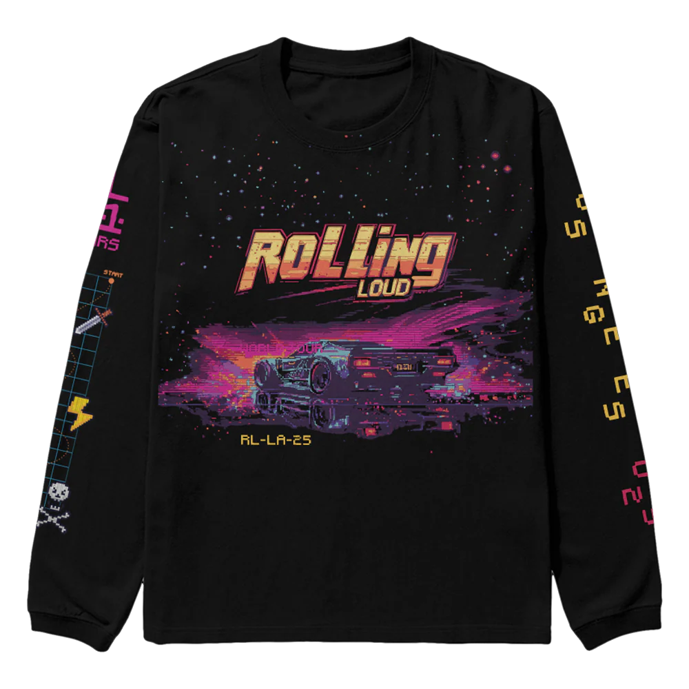 RL LA 25 Race Galaxy Black Lineup Long sleeve