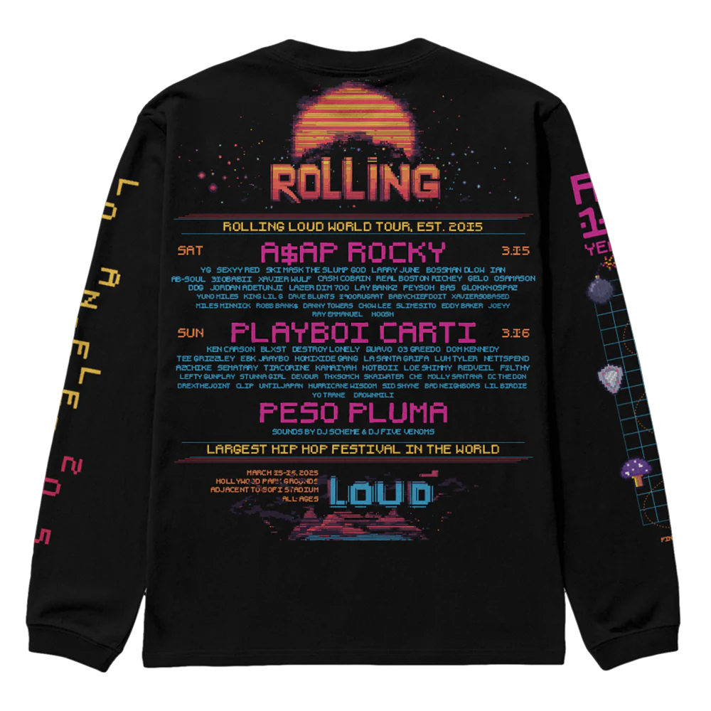 RL LA 25 Race Galaxy Black Lineup Long sleeve - Image 2