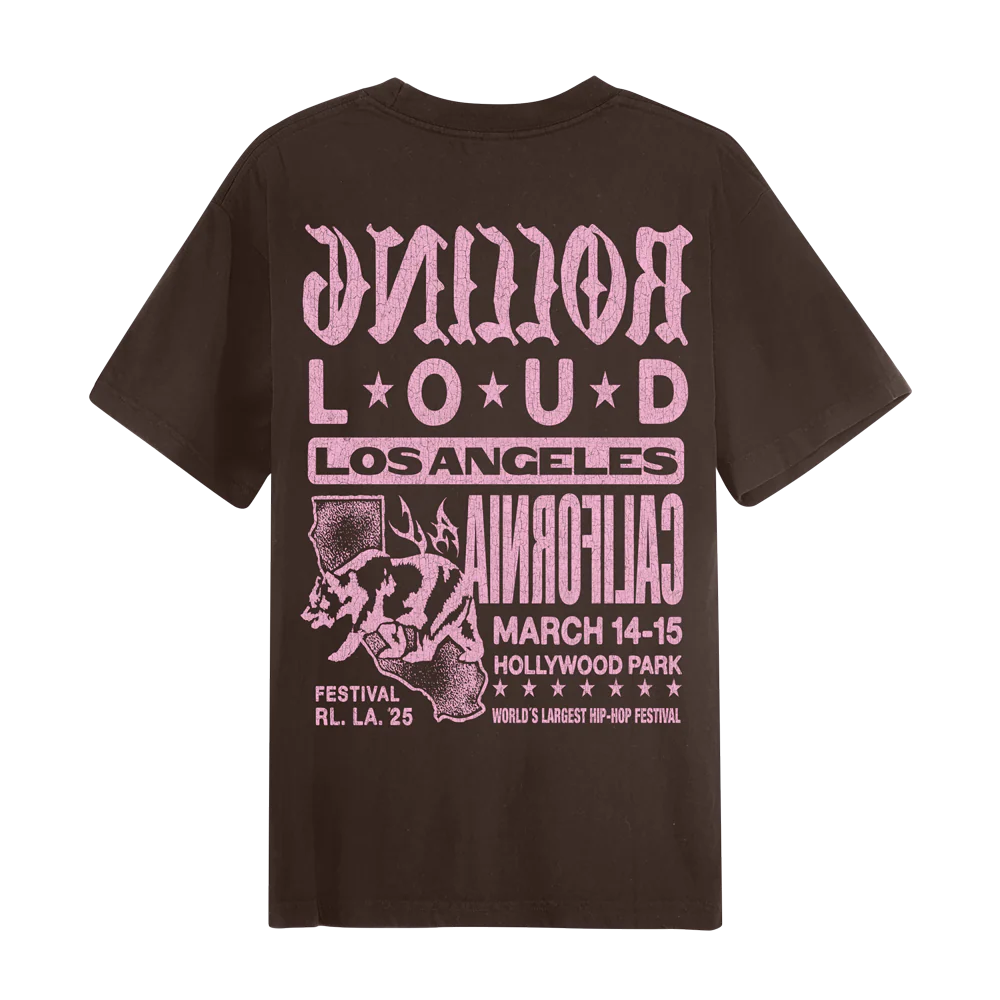RL LA 25 Work Chocolate Lineup Tee - Image 2