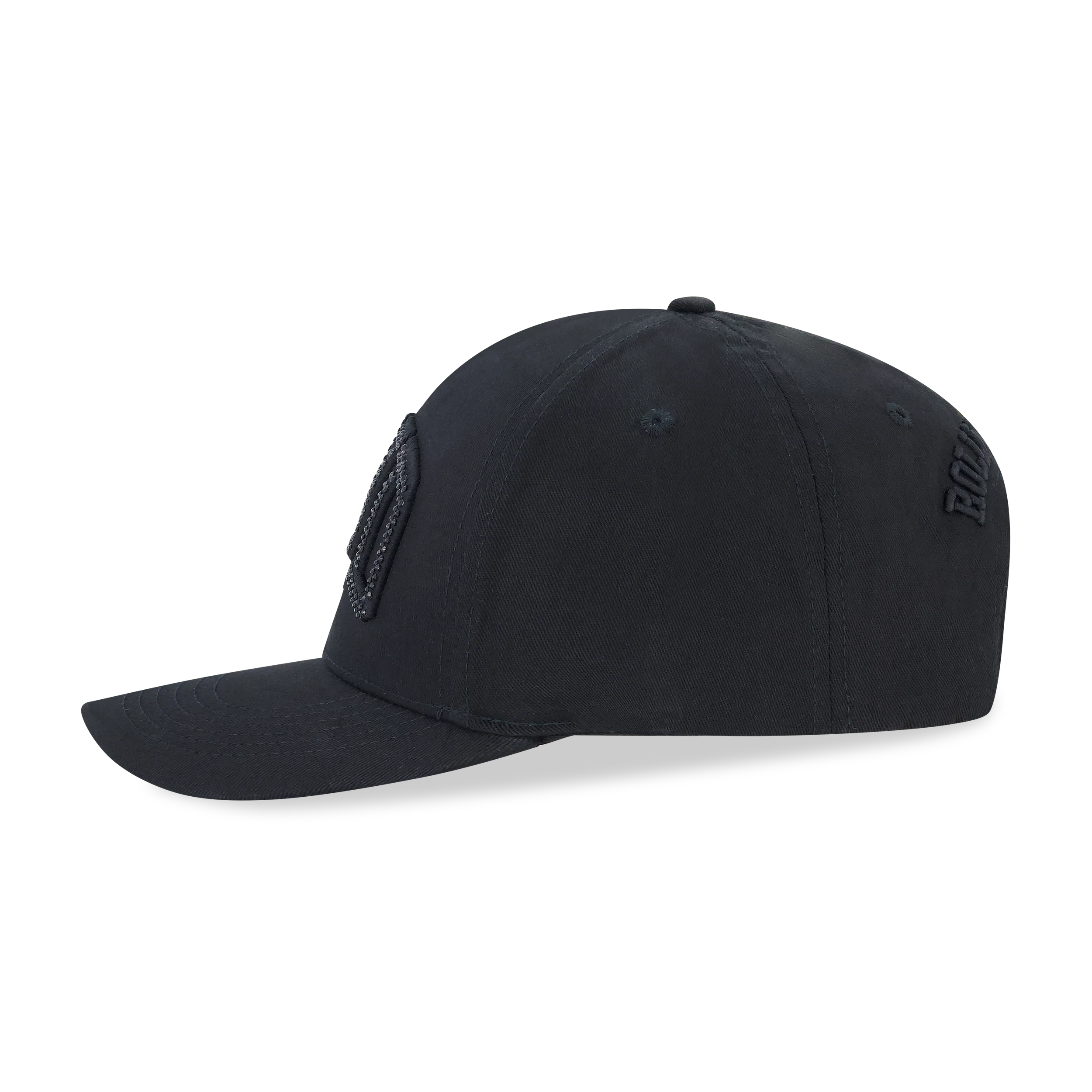 RL LOUD BLACK RHINESTONE SNAPBACK HAT - Image 3