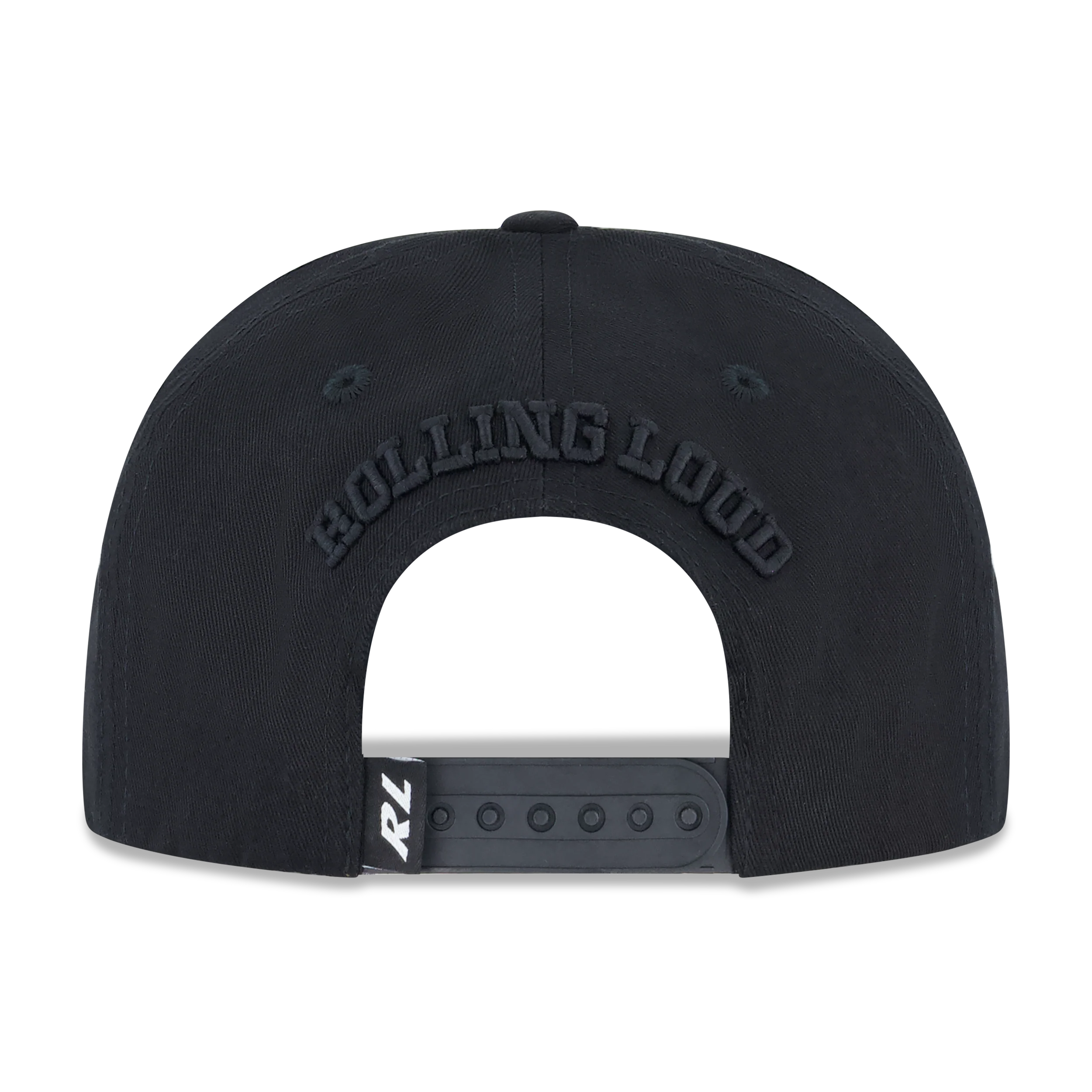 RL LOUD BLACK RHINESTONE SNAPBACK HAT - Image 4