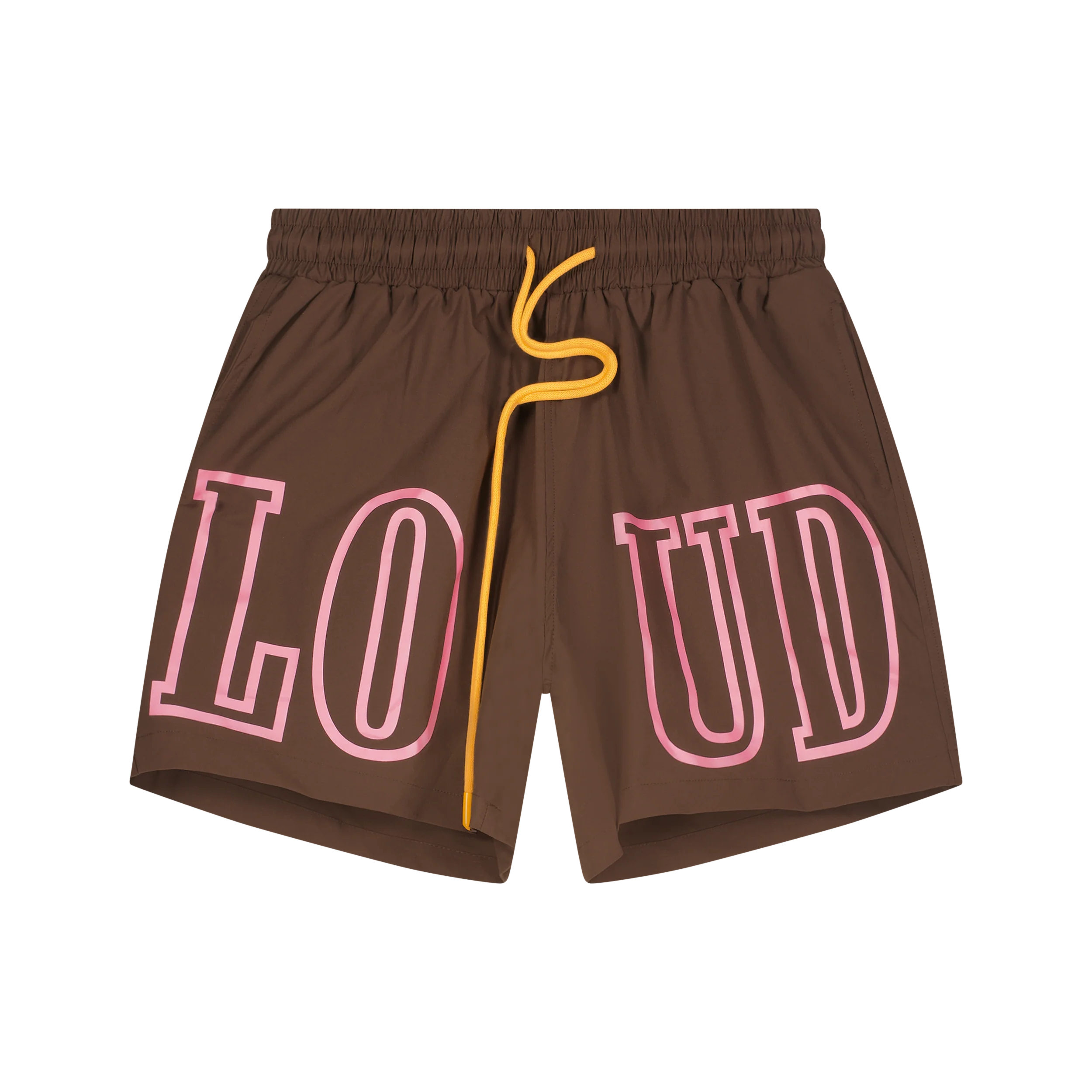 RL Loud Brown Nylon Shorts